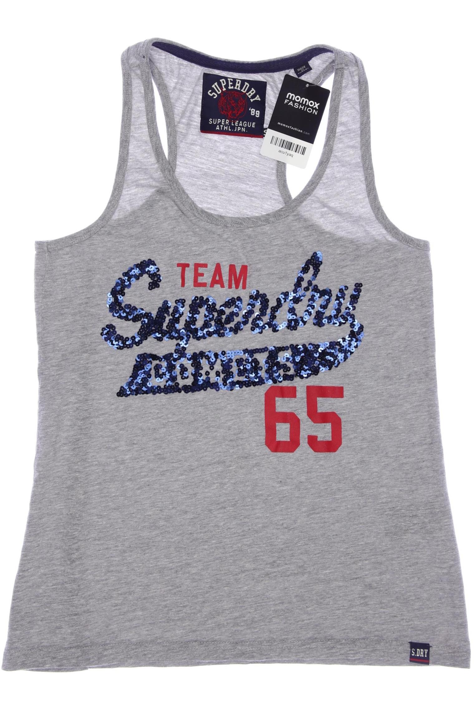 

Superdry Damen Top, grau, Gr. 38