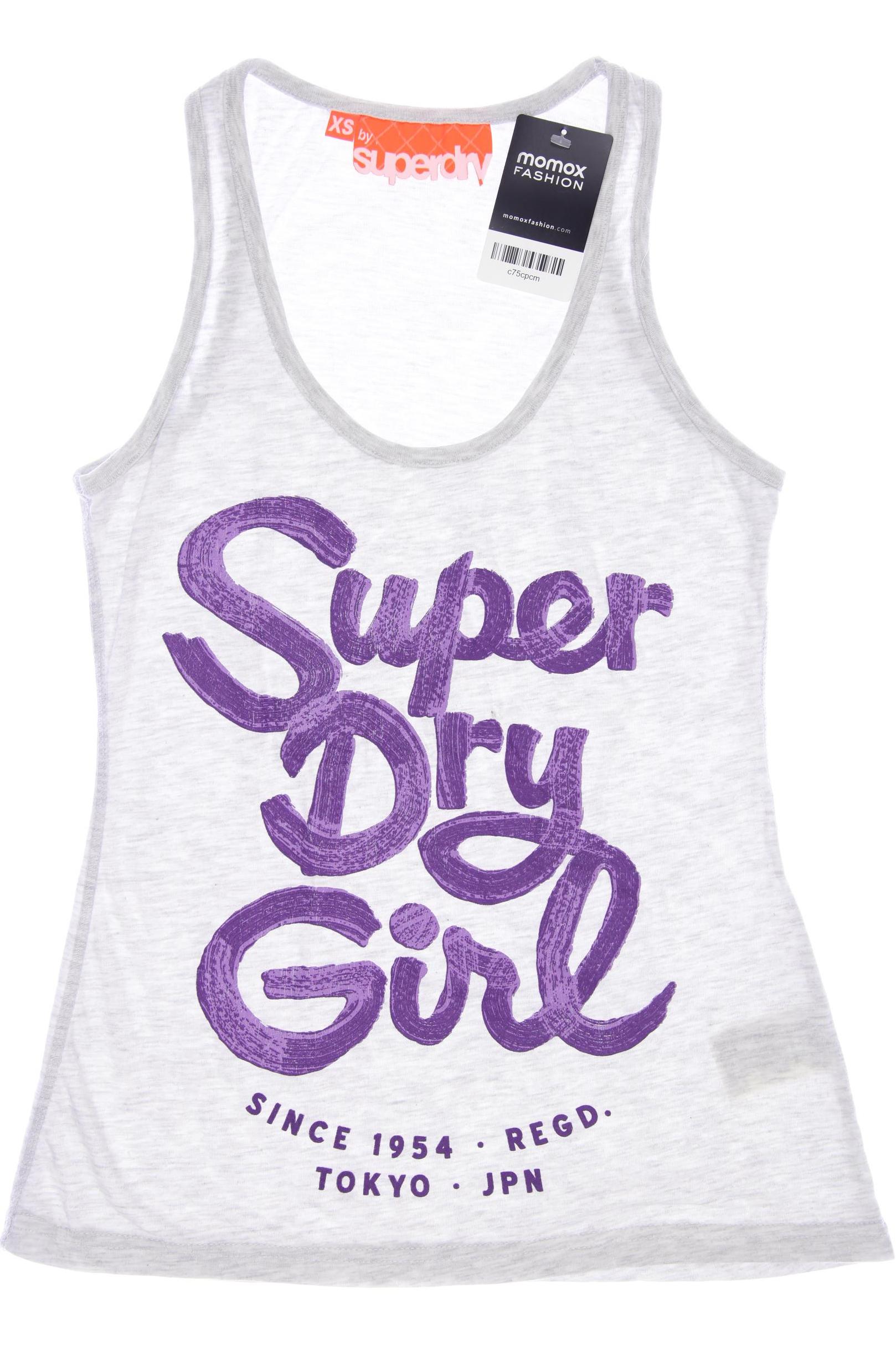 

Superdry Damen Top, grau, Gr. 34