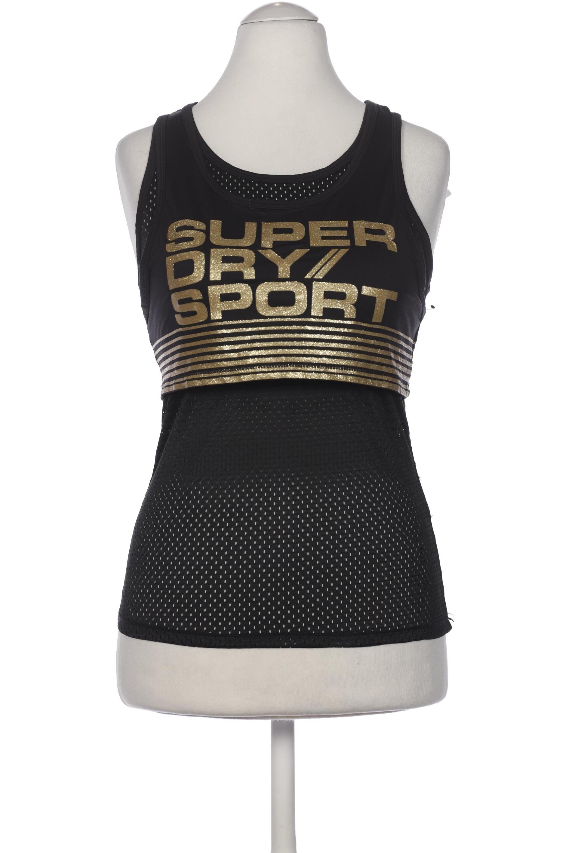 

Superdry Damen Top, schwarz, Gr. 38