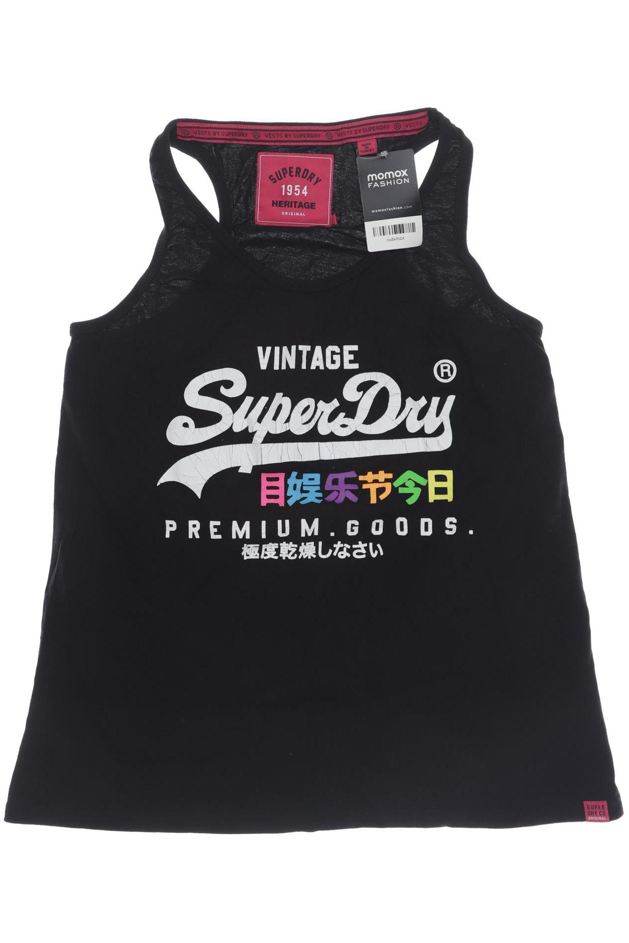 

Superdry Damen Top, schwarz