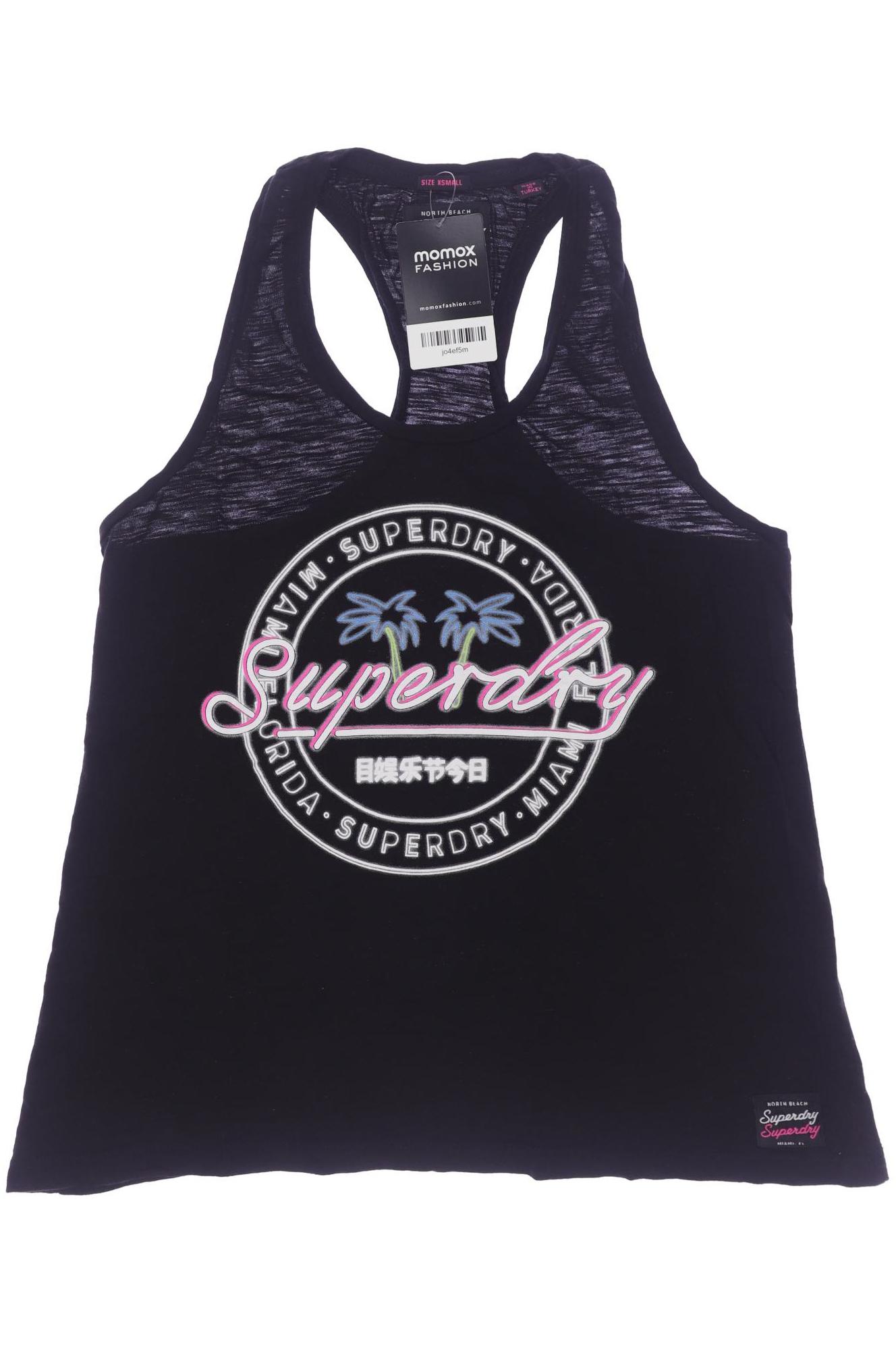 

Superdry Damen Top, schwarz, Gr. 36