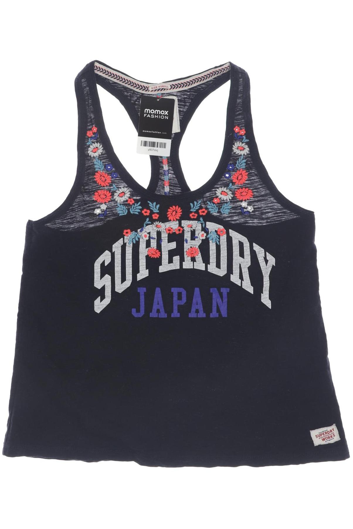 

Superdry Damen Top, marineblau, Gr. 34