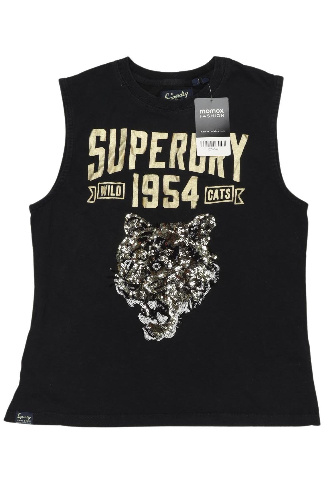 

Superdry Damen Top, schwarz, Gr. 38