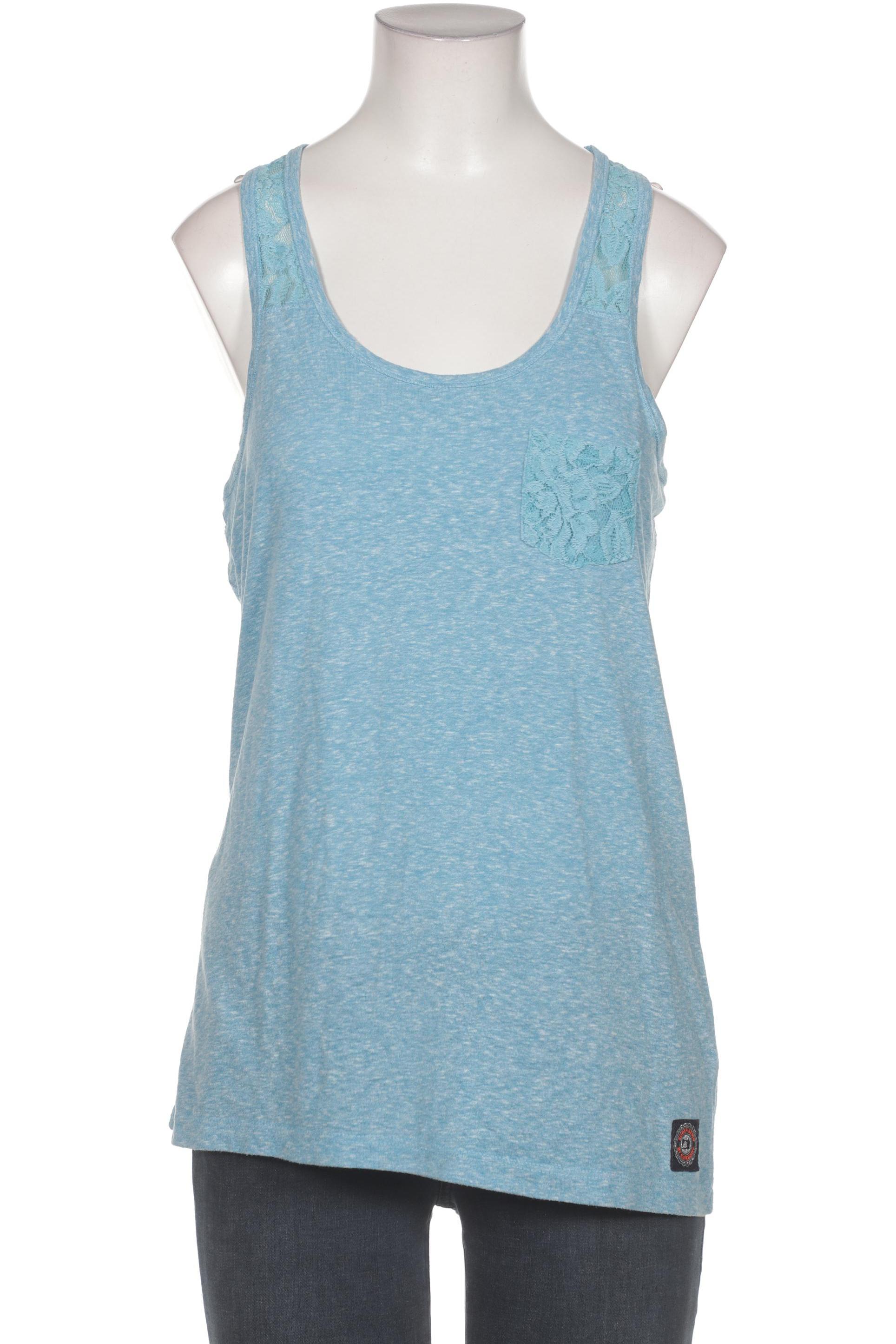 

Superdry Damen Top, hellblau, Gr. 38