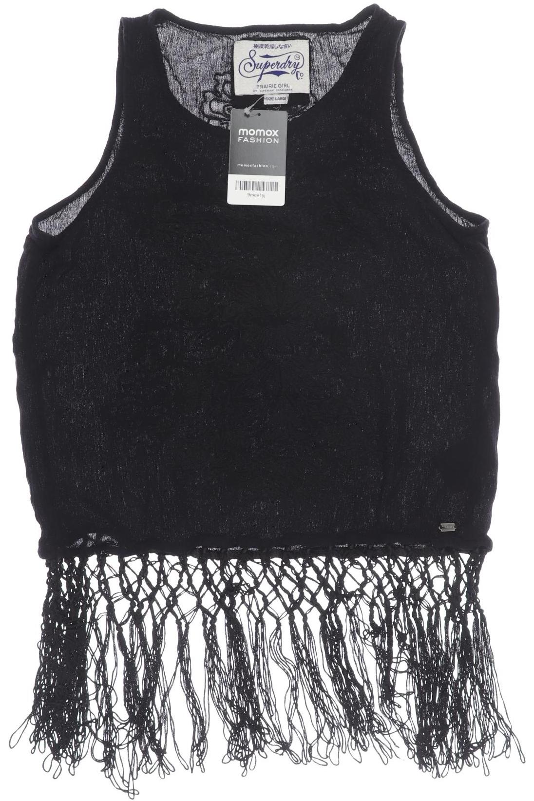 

Superdry Damen Top, schwarz, Gr. 42
