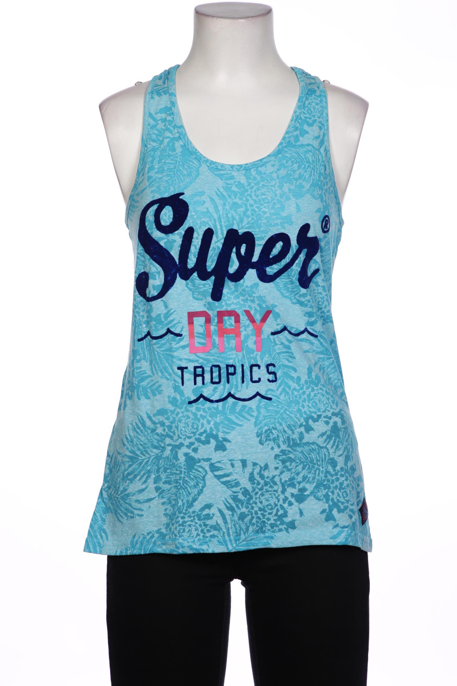 

Superdry Damen Top, blau, Gr. 34