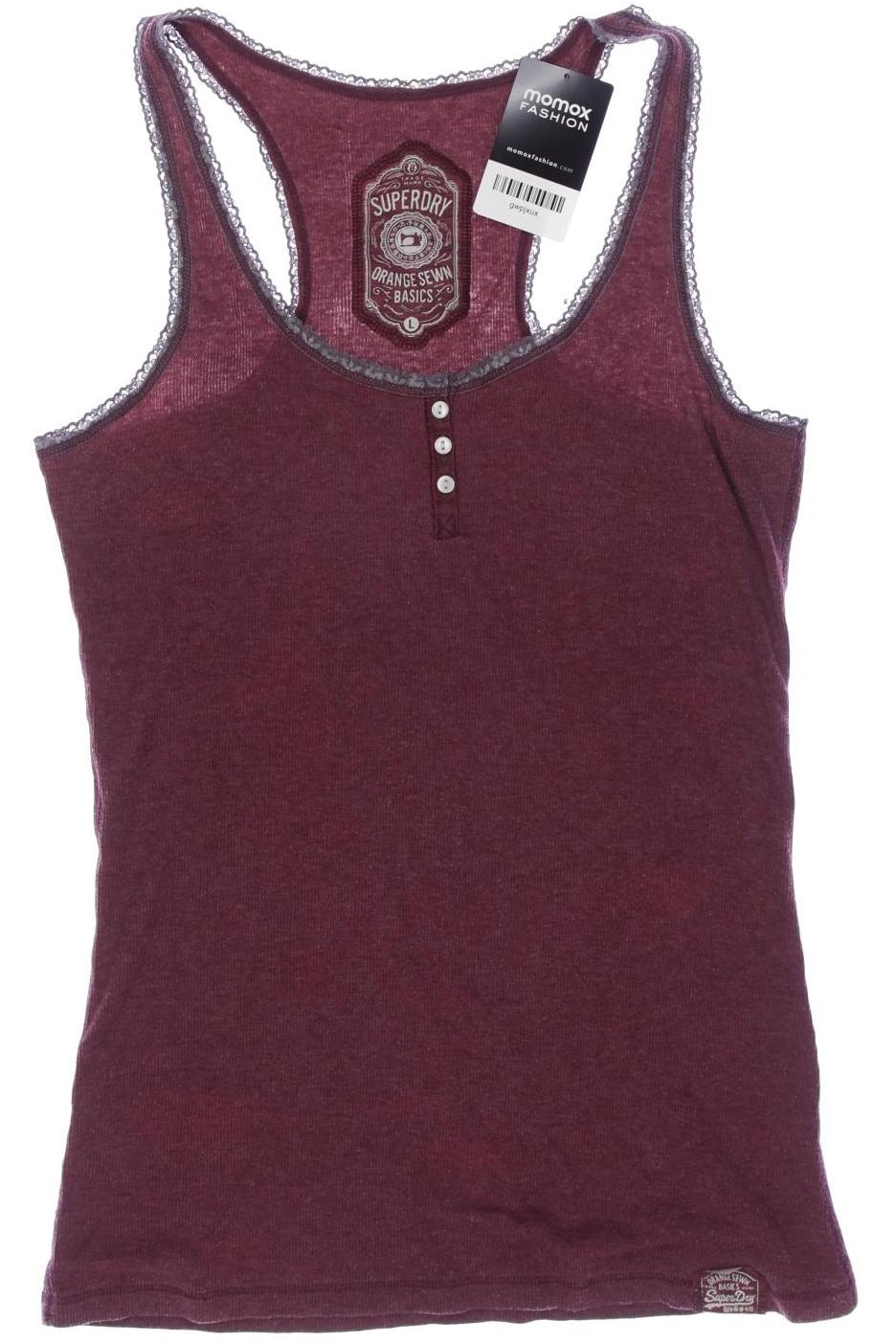 

Superdry Damen Top, bordeaux, Gr. 42