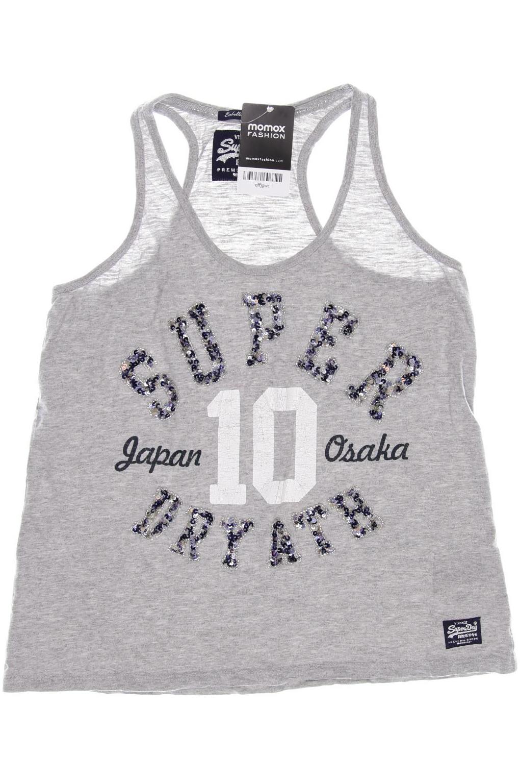 

Superdry Damen Top, grau, Gr. 34