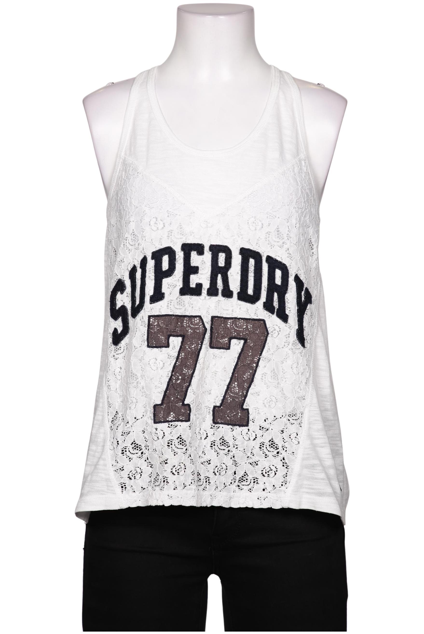 

Superdry Damen Top, weiß, Gr. 36