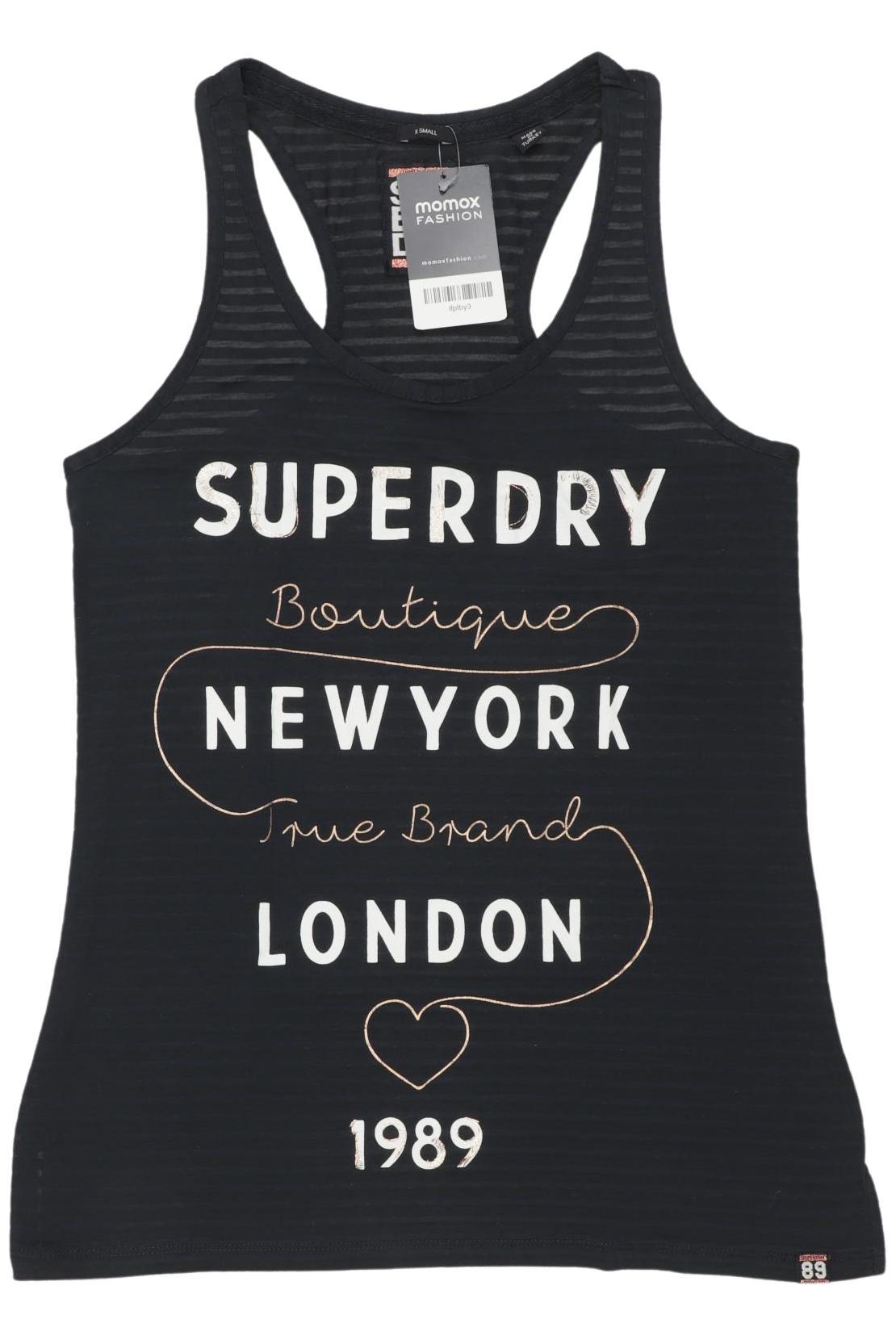 

Superdry Damen Top, marineblau, Gr. 34