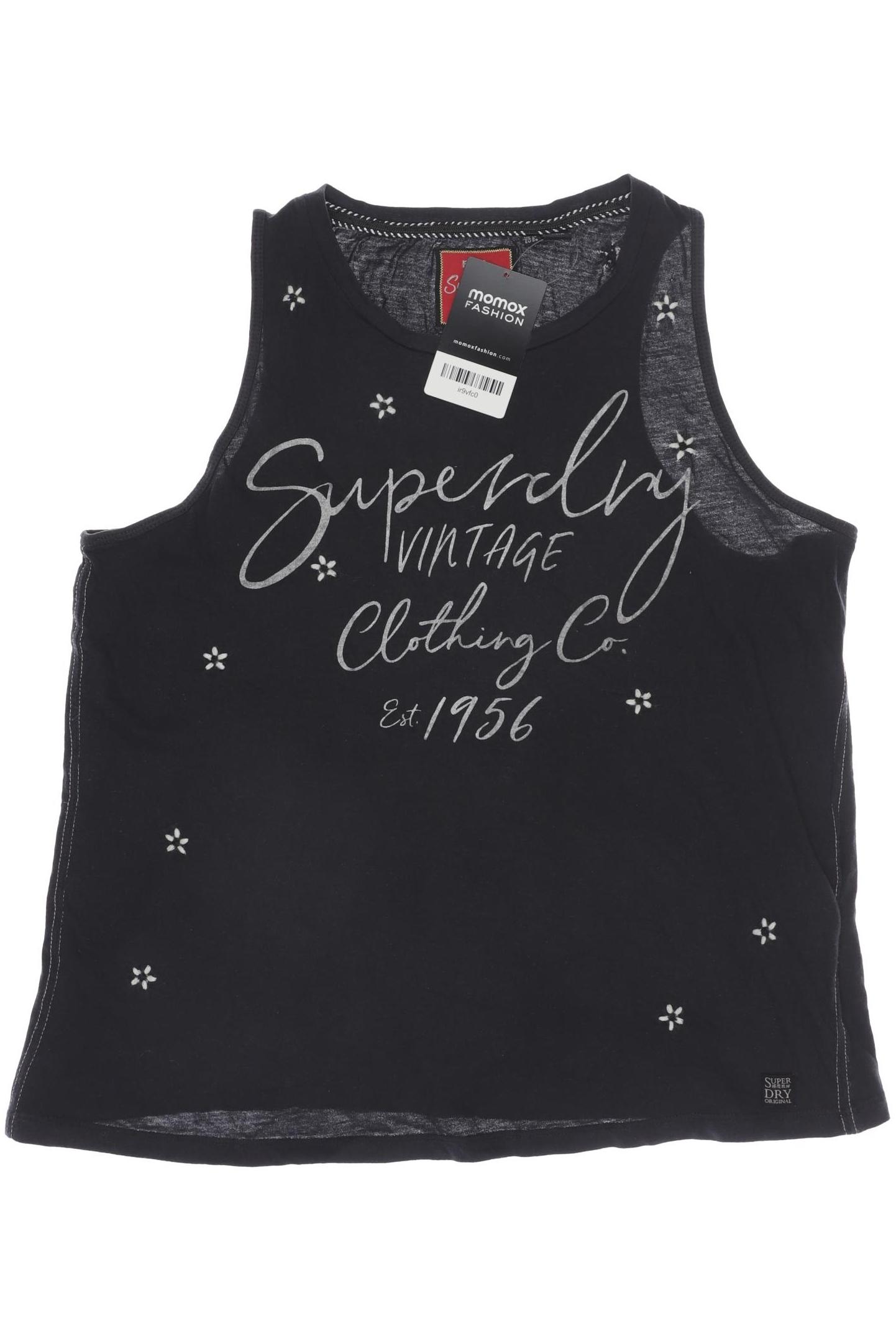 

Superdry Damen Top, schwarz, Gr. 38
