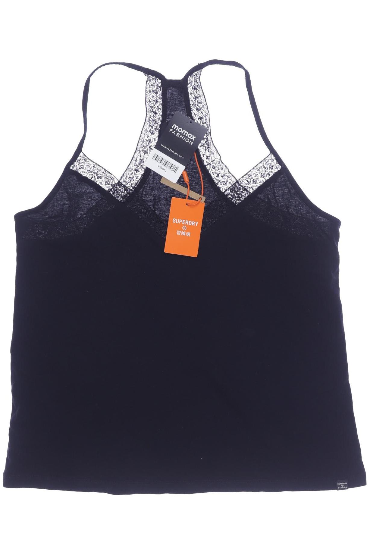 

Superdry Damen Top, schwarz, Gr. 38