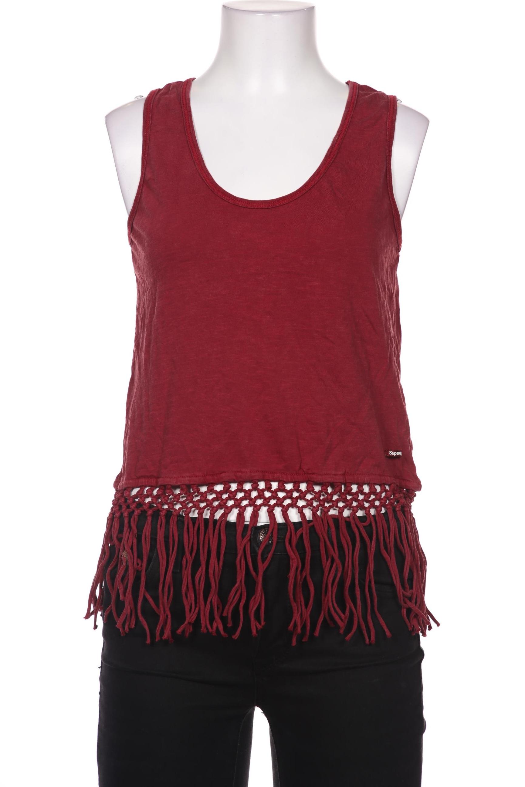 

Superdry Damen Top, bordeaux, Gr. 34