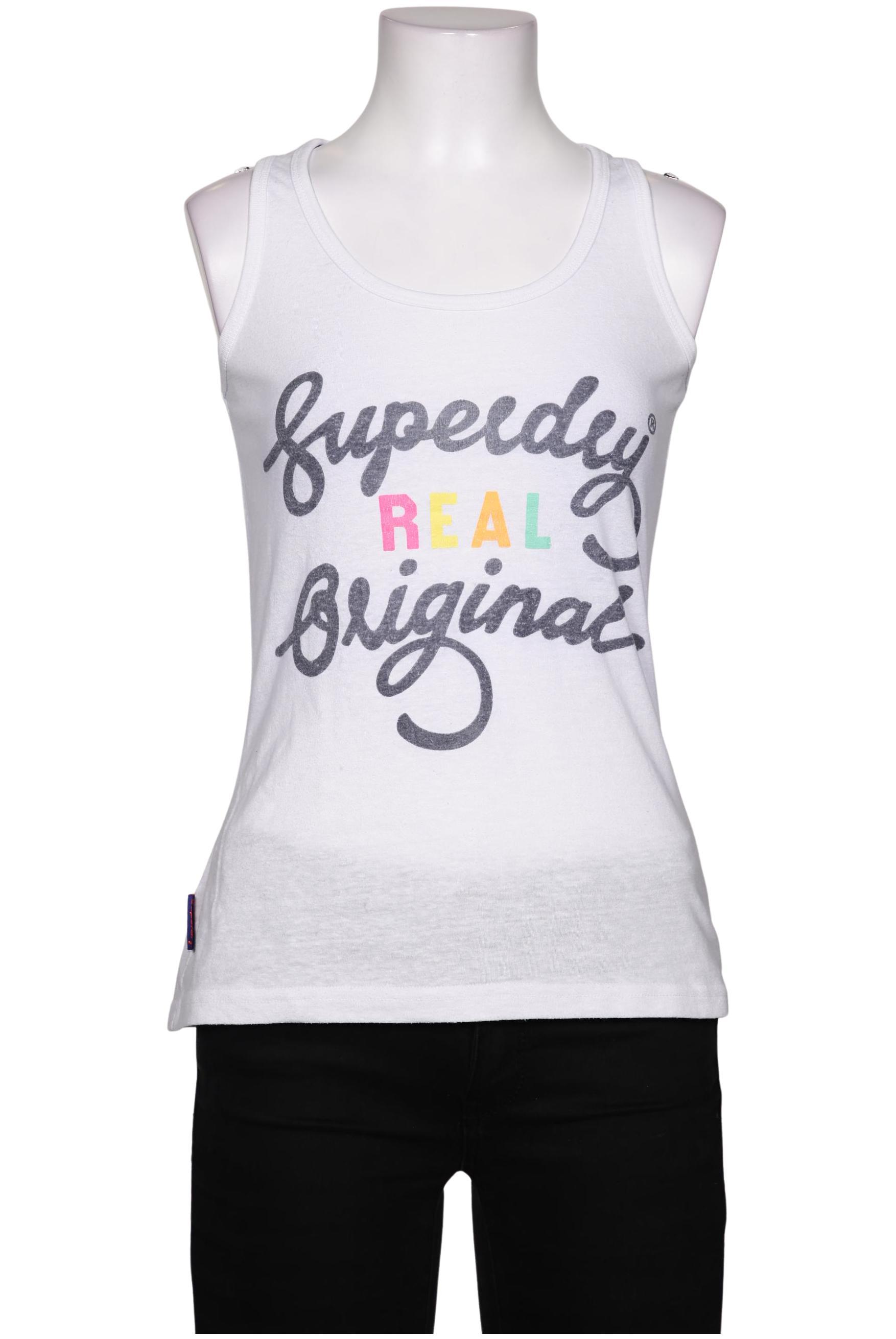 

Superdry Damen Top, weiß, Gr. 34