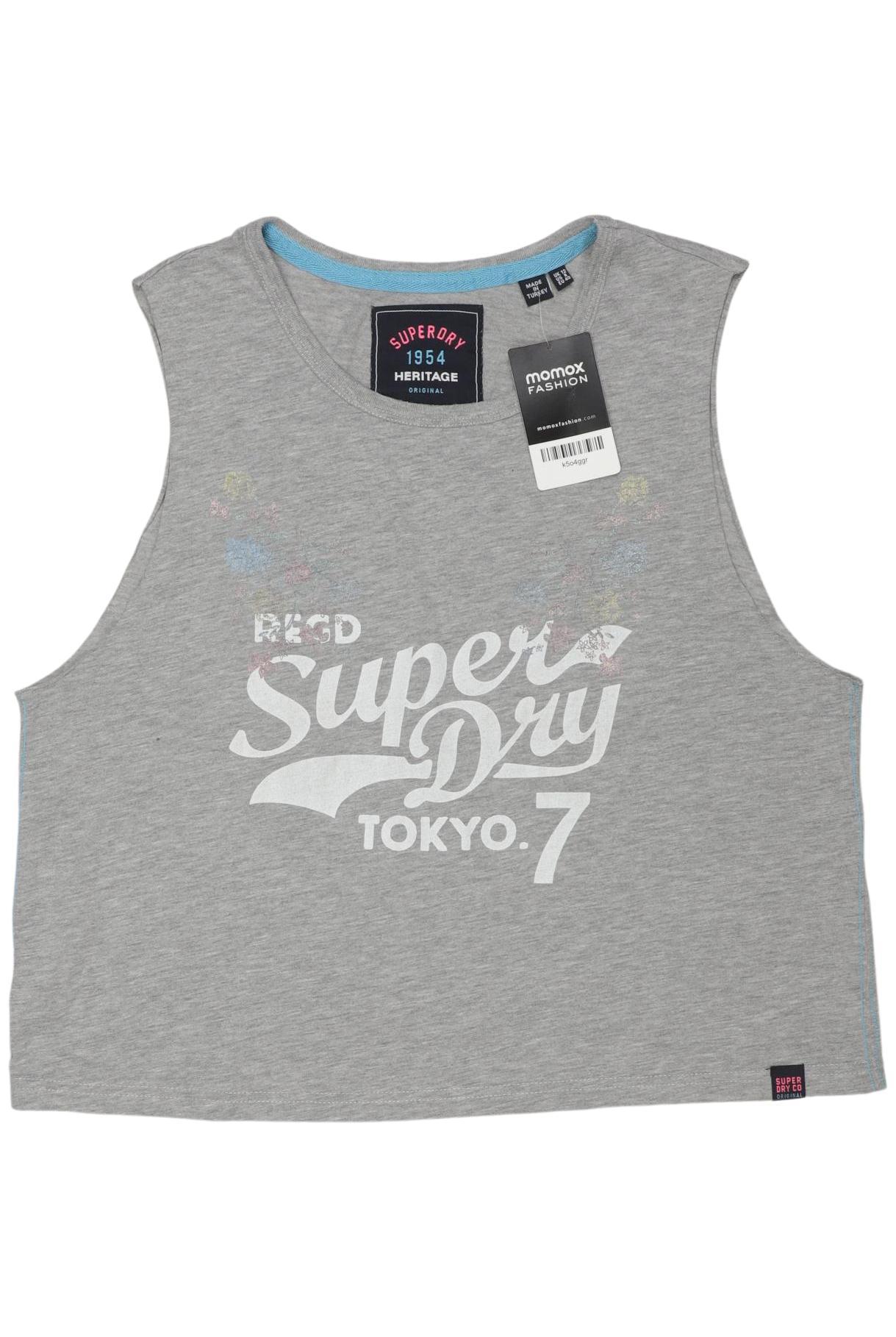 

Superdry Damen Top, grau, Gr. 40