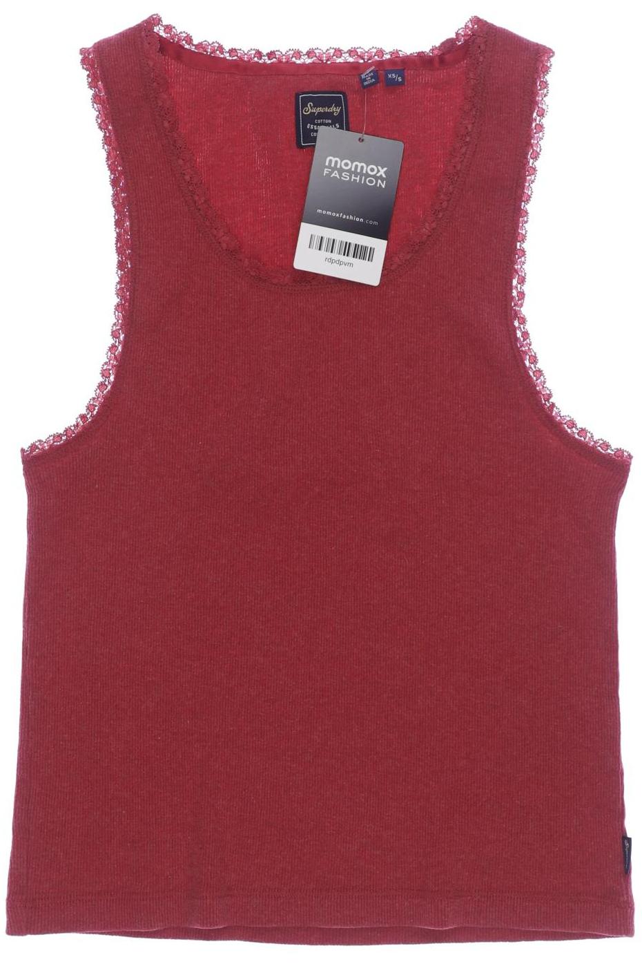 

Superdry Damen Top, rot, Gr. 34