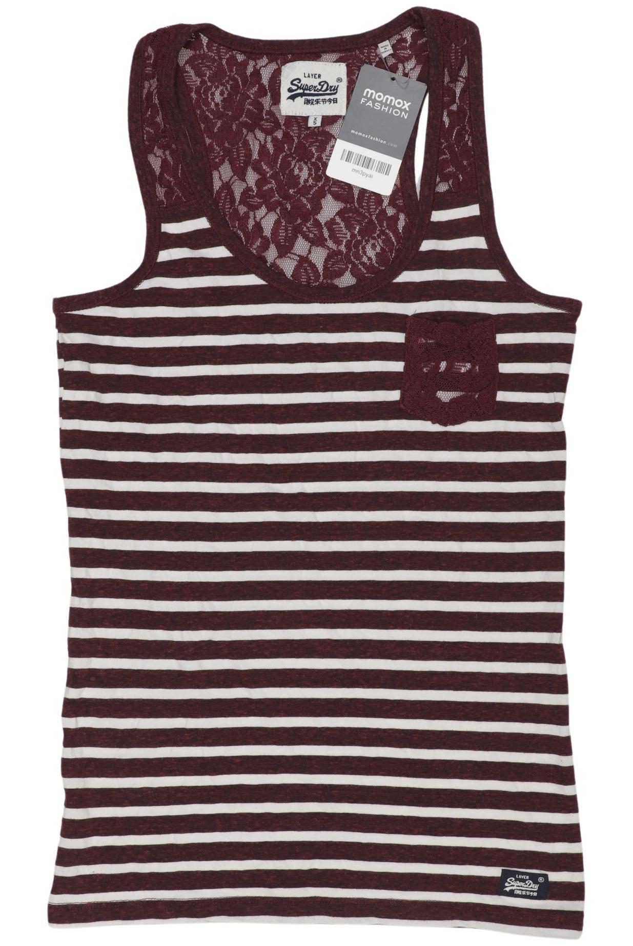 

Superdry Damen Top, bordeaux, Gr. 34
