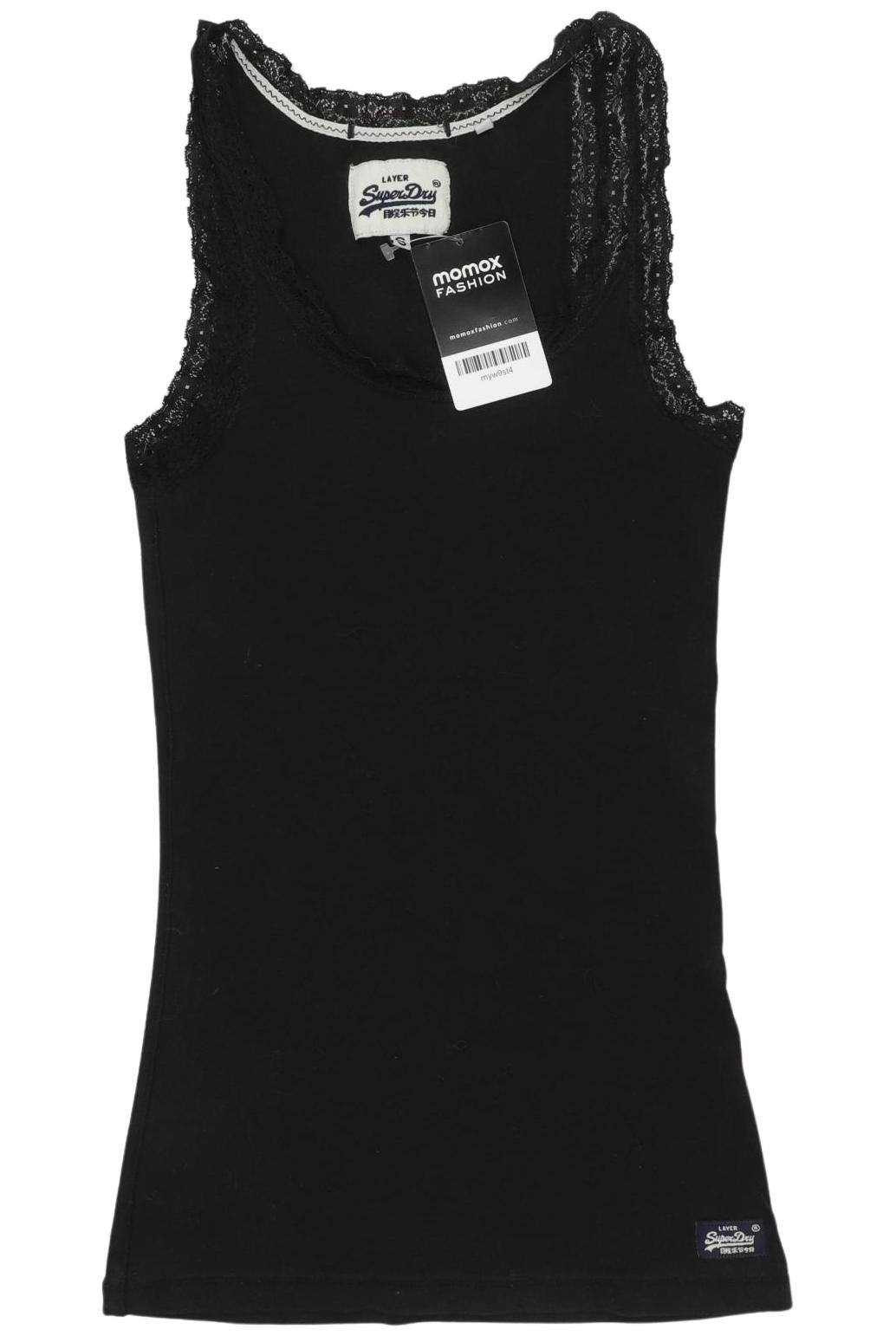 

Superdry Damen Top, schwarz, Gr. 36