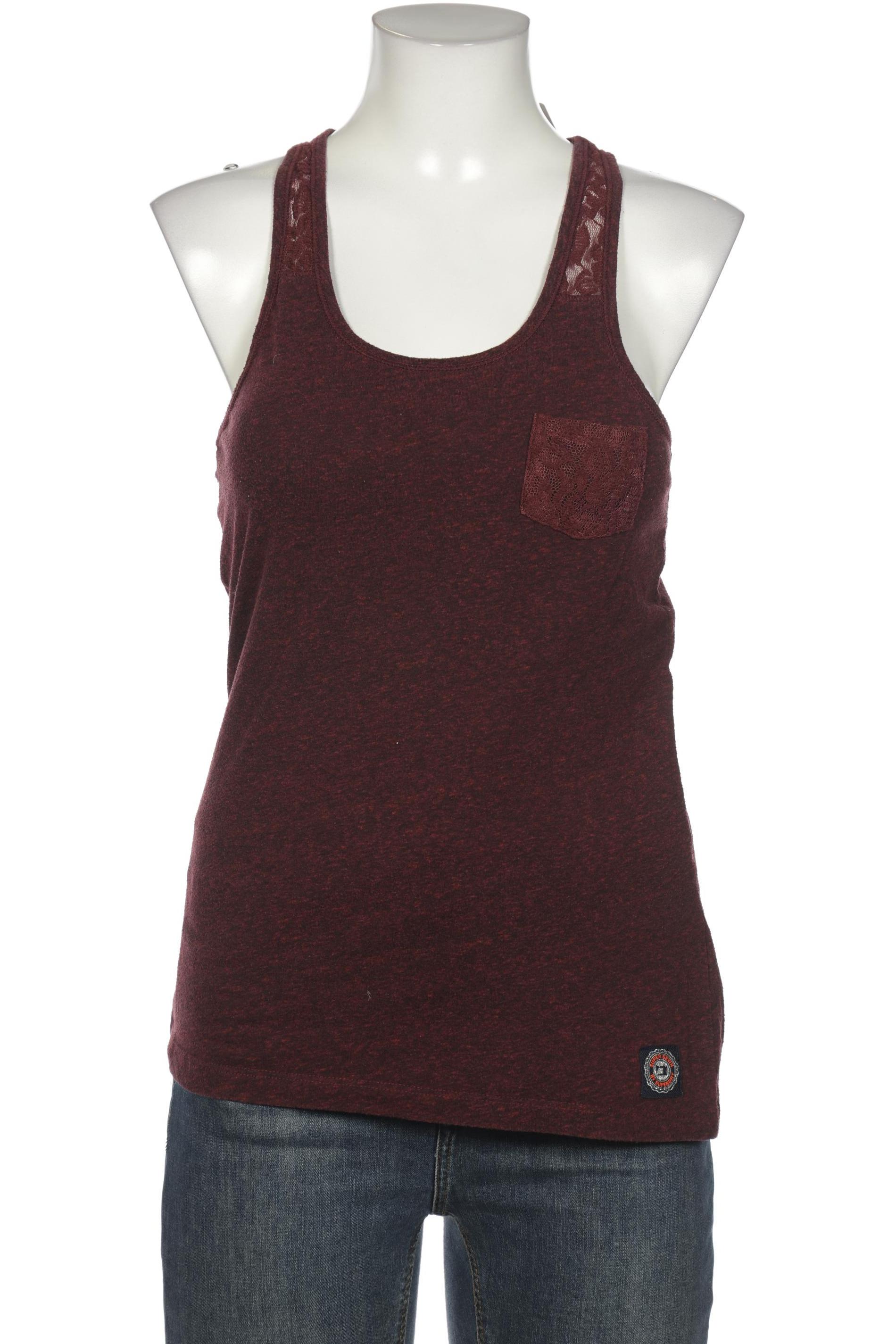 

Superdry Damen Top, bordeaux, Gr. 38