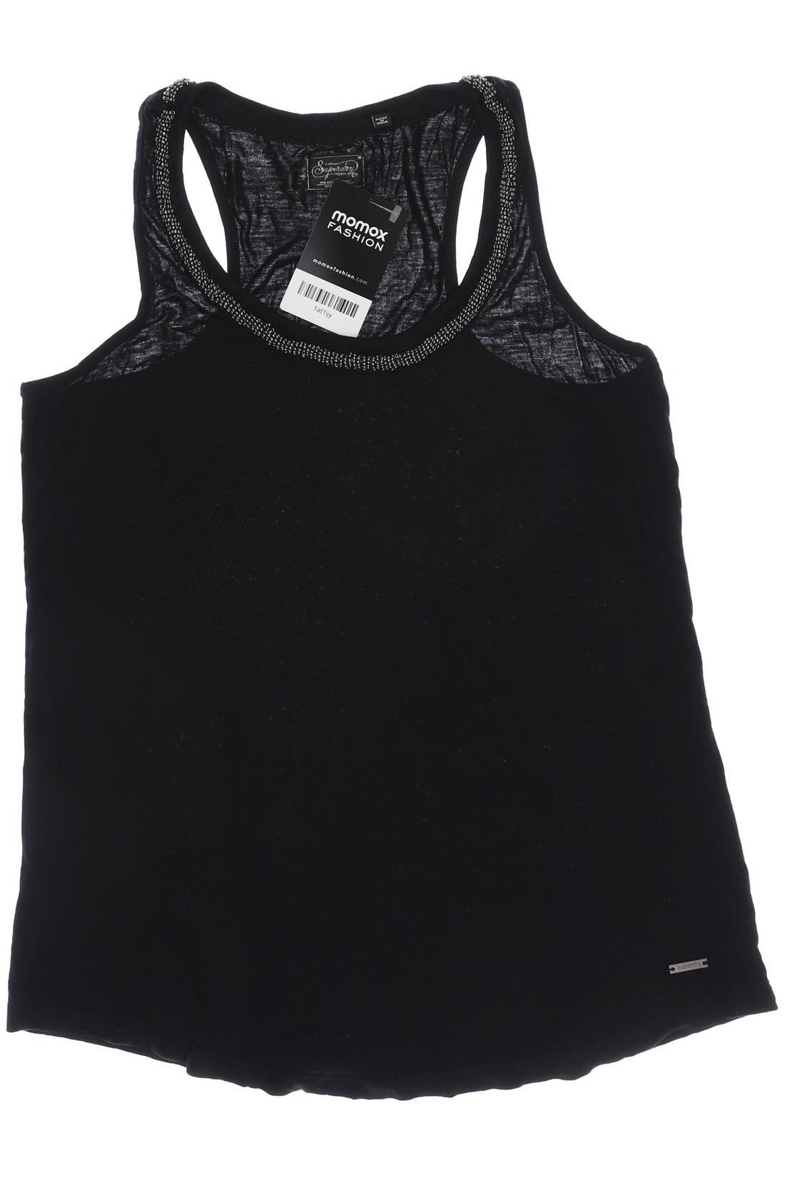 

Superdry Damen Top, schwarz, Gr. 36