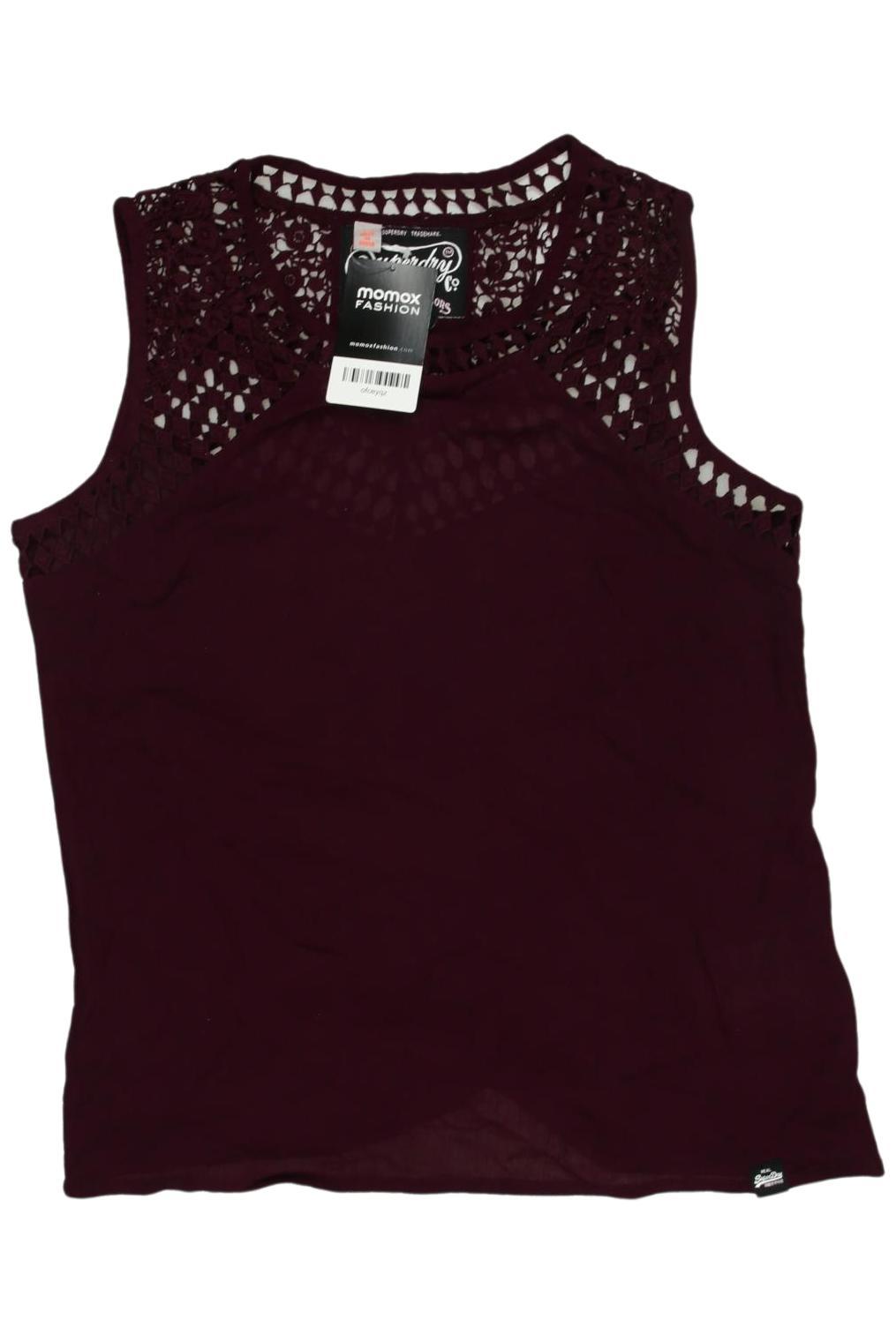

Superdry Damen Top, bordeaux, Gr. 36