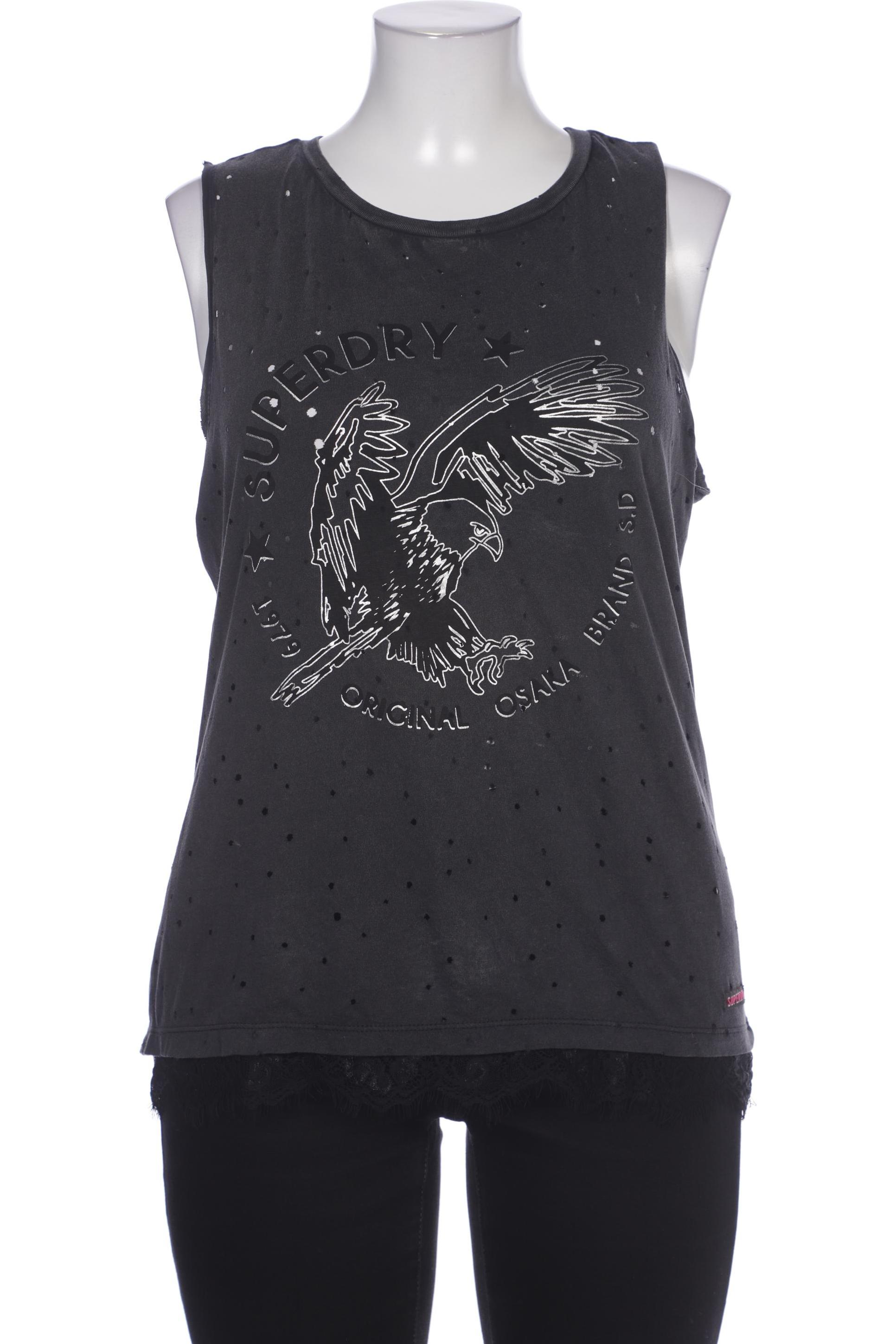 

Superdry Damen Top, grau, Gr. 42