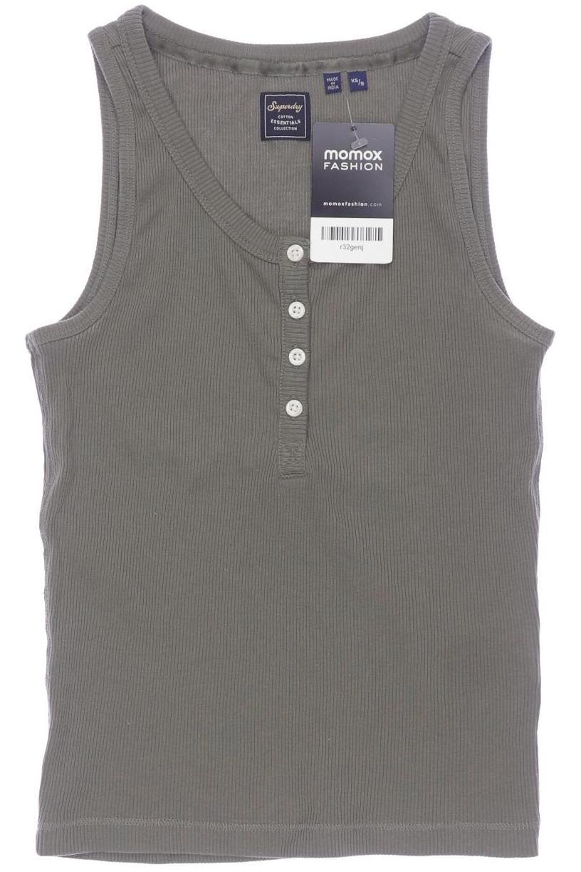

Superdry Damen Top, grün, Gr. 34