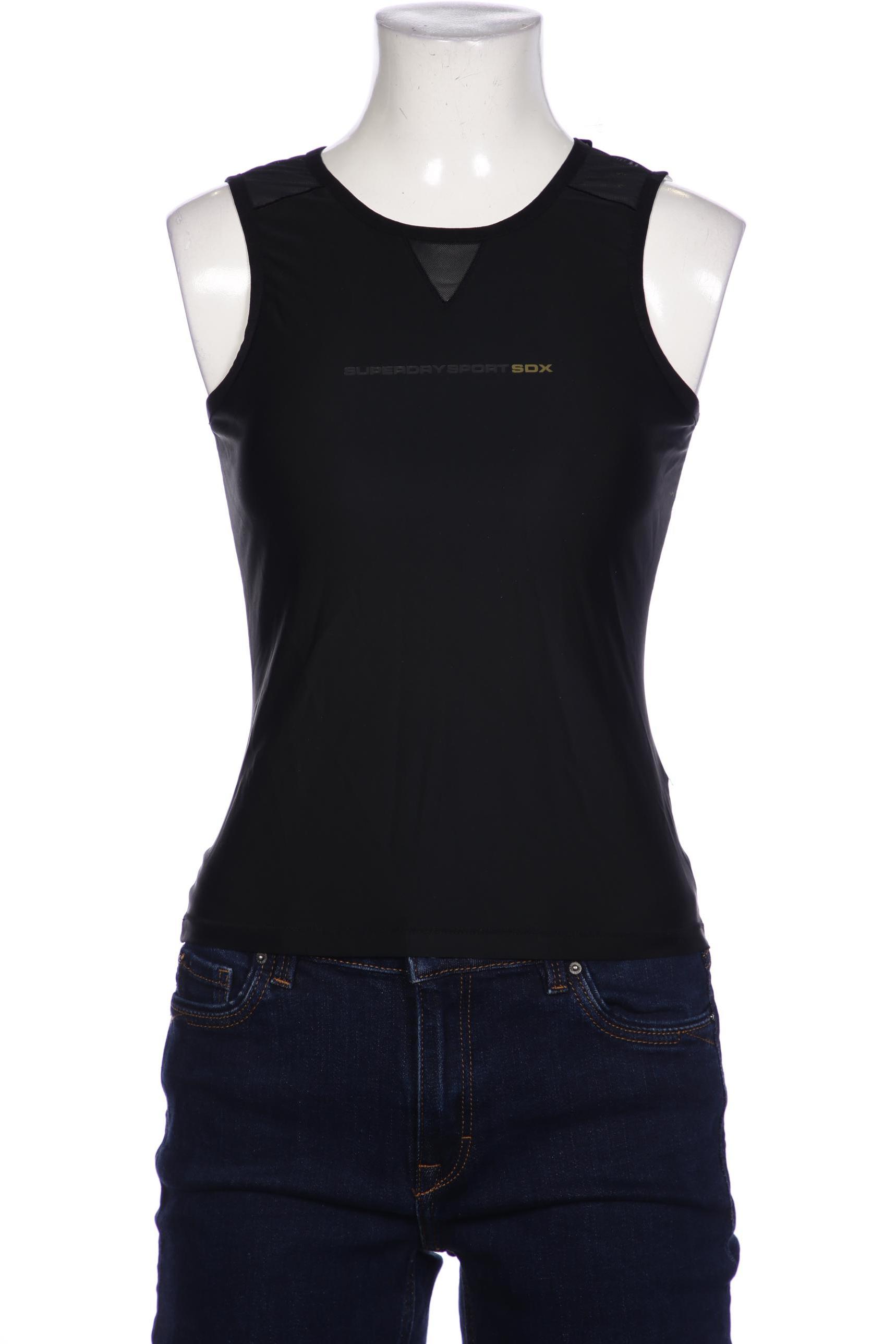 

Superdry Damen Top, schwarz, Gr. 34