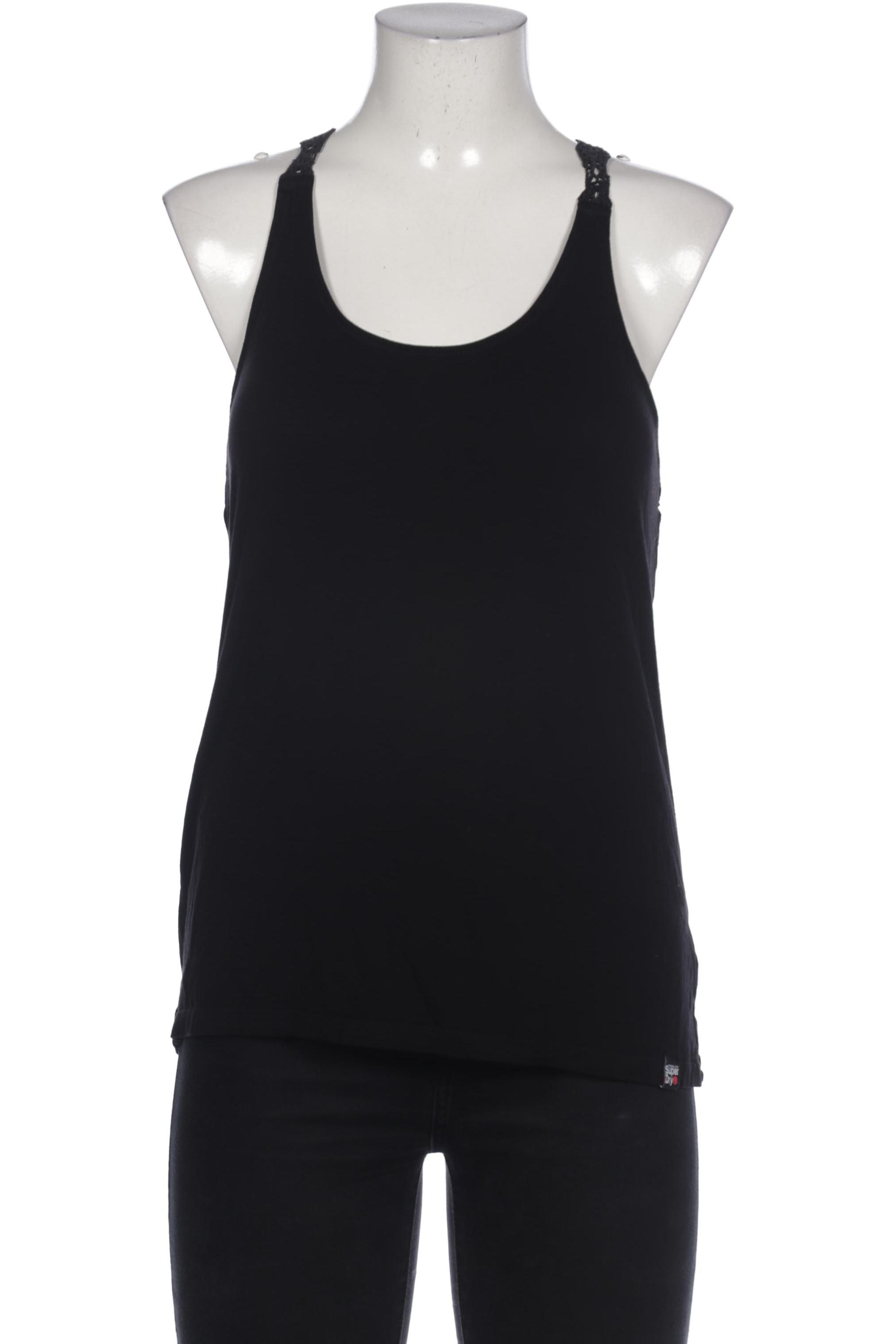 

Superdry Damen Top, schwarz, Gr. 38