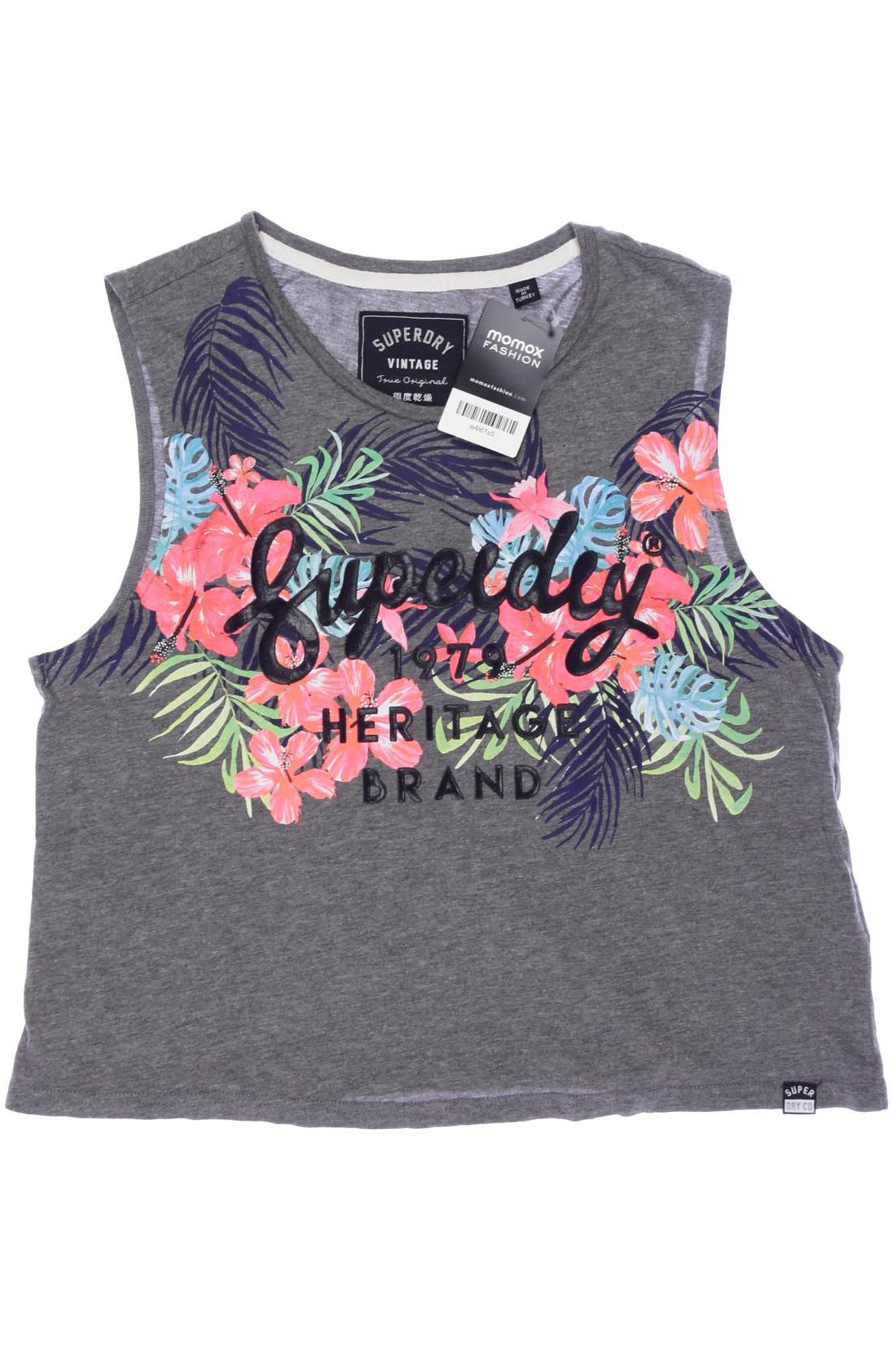 

Superdry Damen Top, grau, Gr. 38