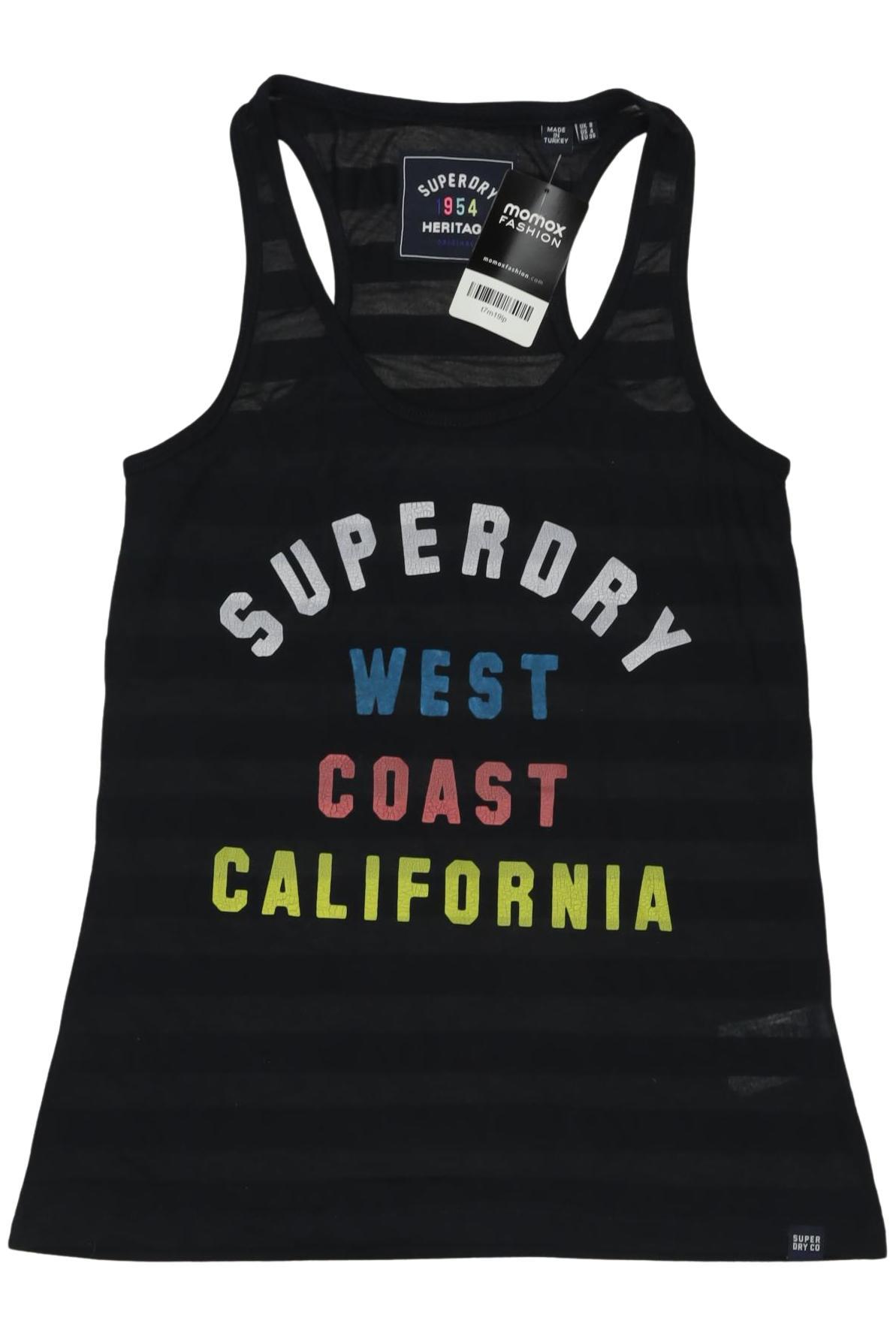 

Superdry Damen Top, schwarz, Gr. 36