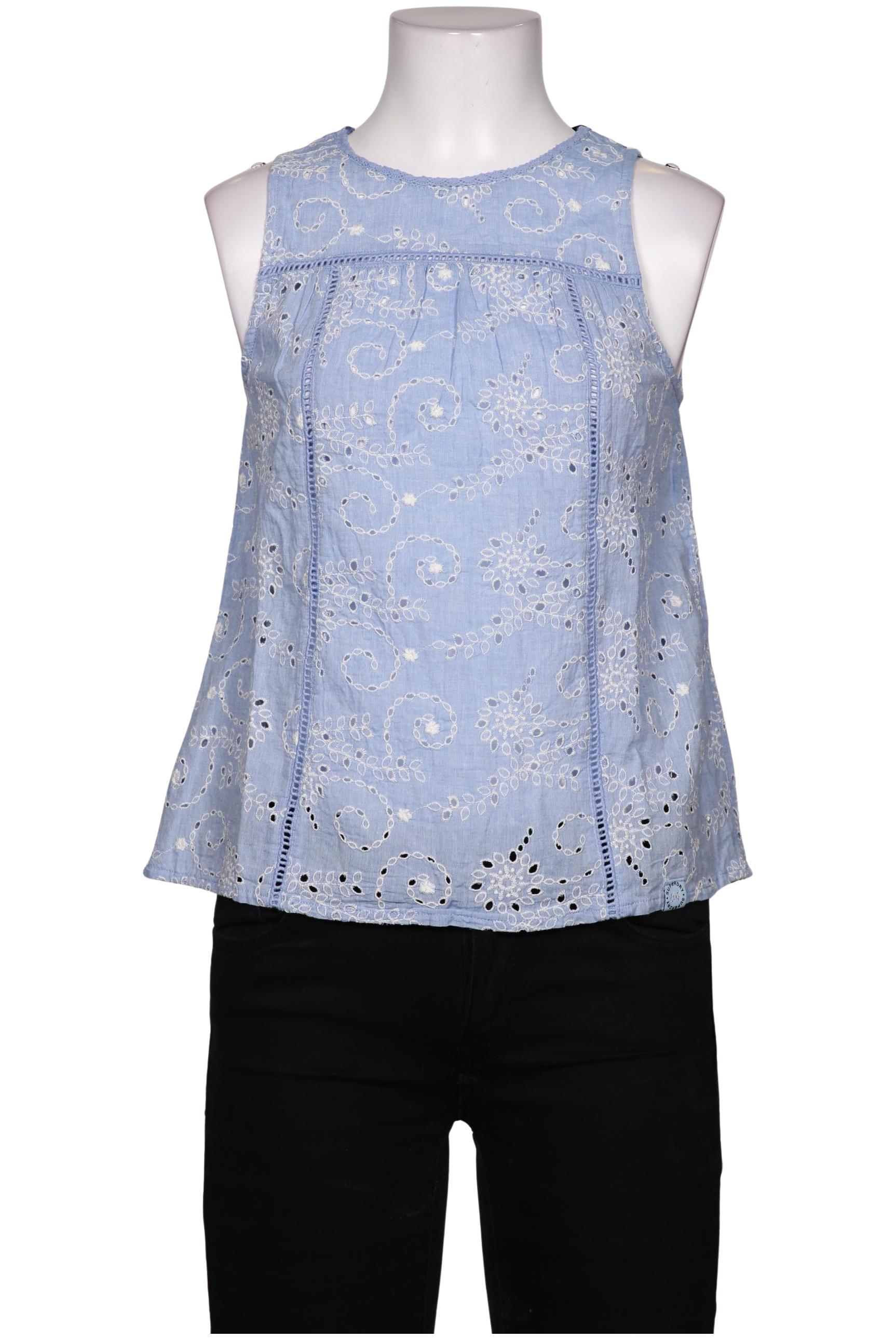 

Superdry Damen Top, hellblau, Gr. 36