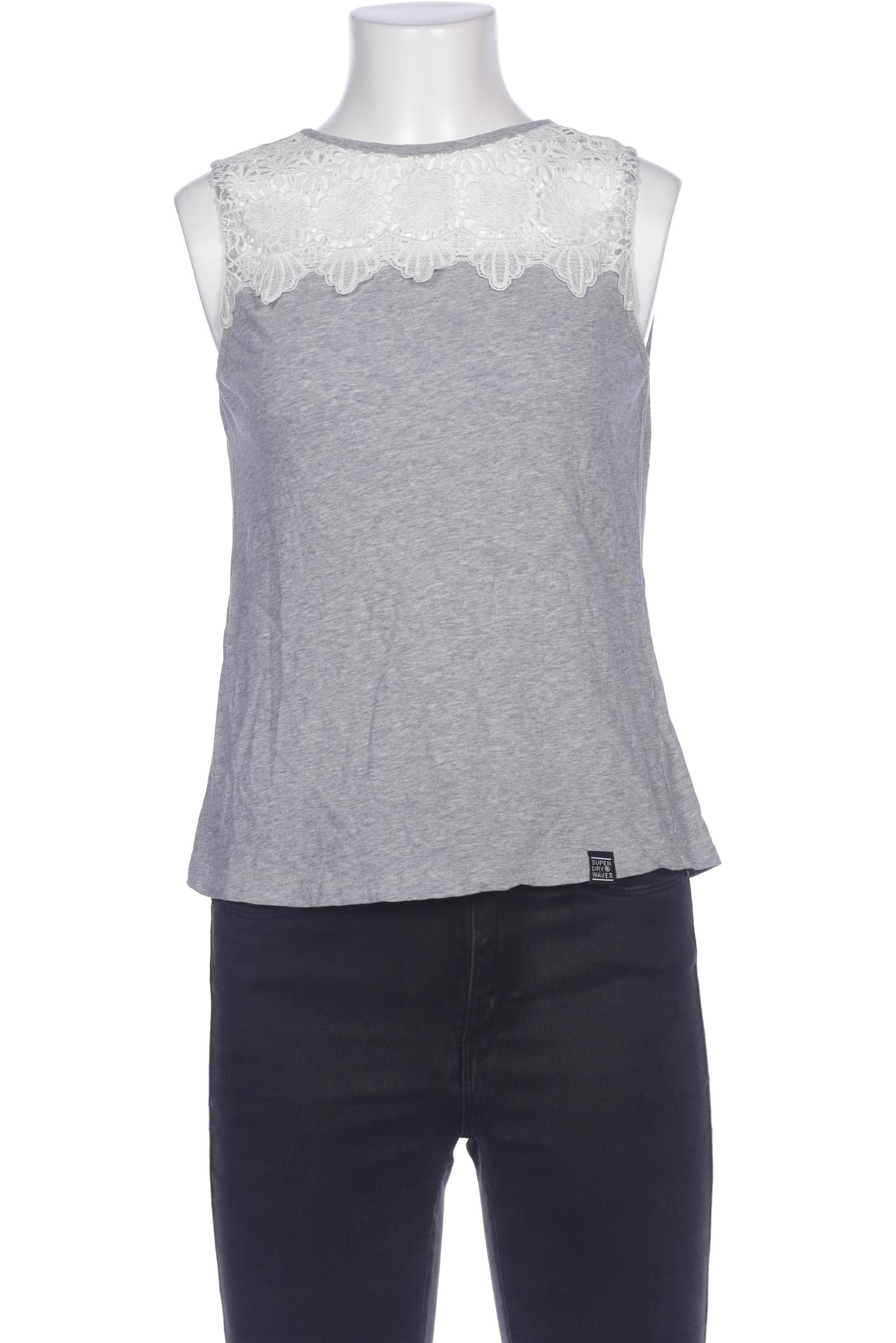 

Superdry Damen Top, grau, Gr. 34