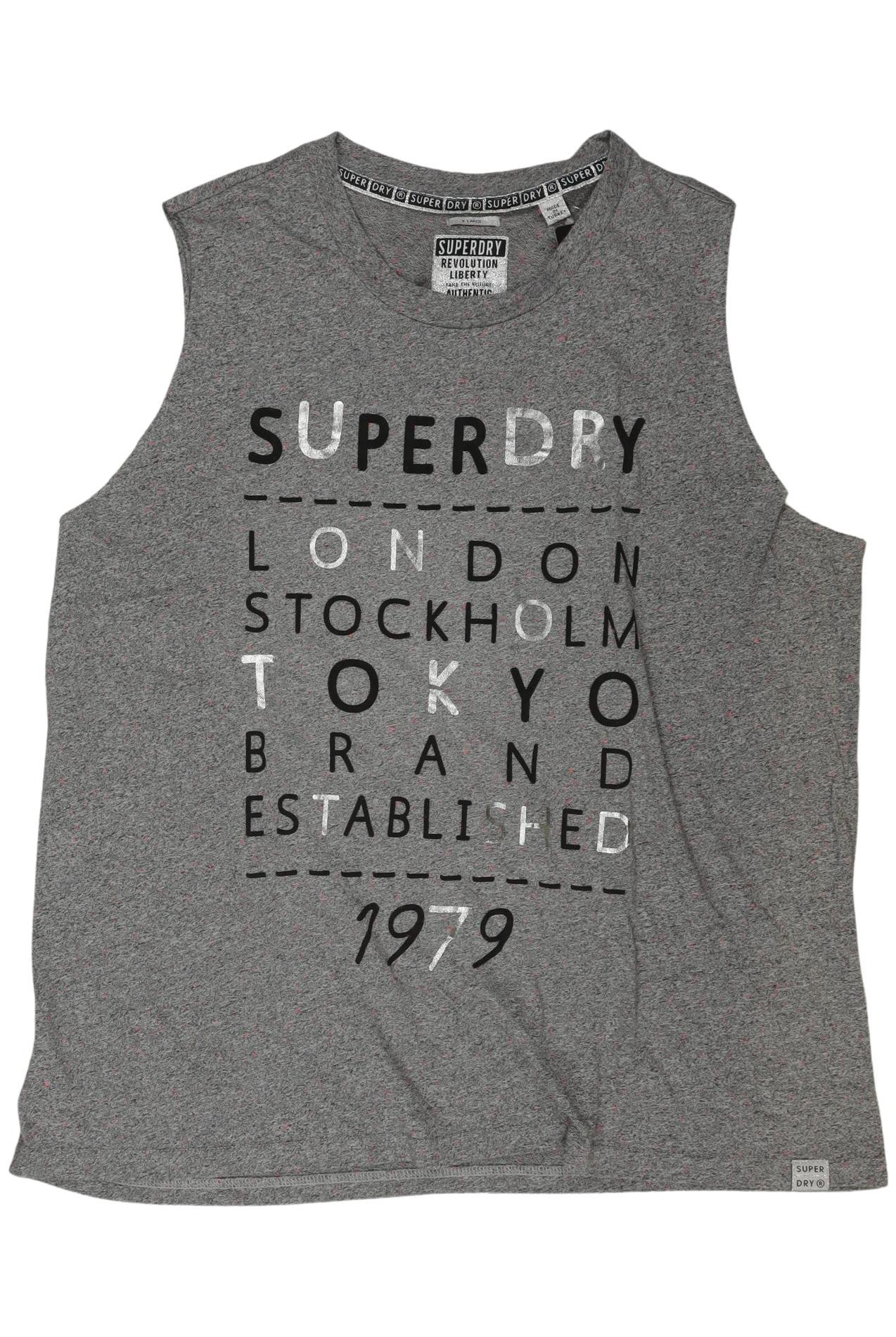 

Superdry Damen Top, grau, Gr. 44