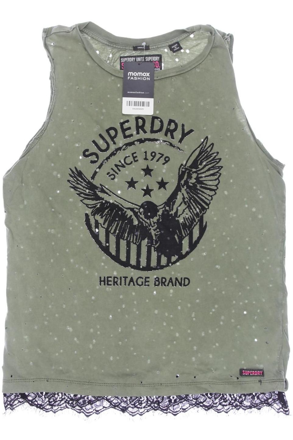 

Superdry Damen Top, grün, Gr. 38