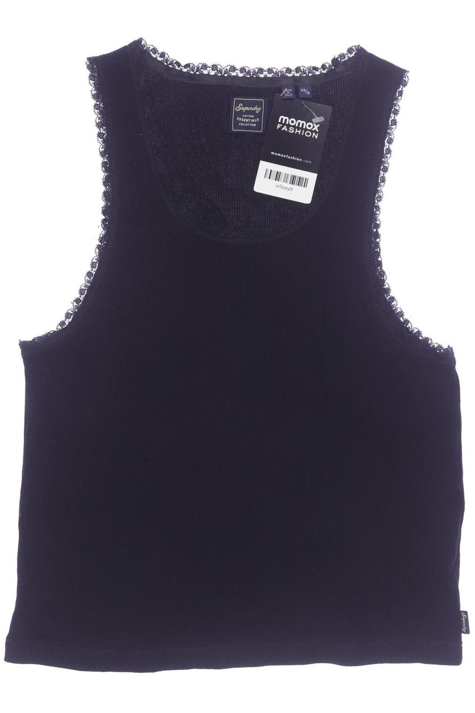 

Superdry Damen Top, schwarz, Gr. 34