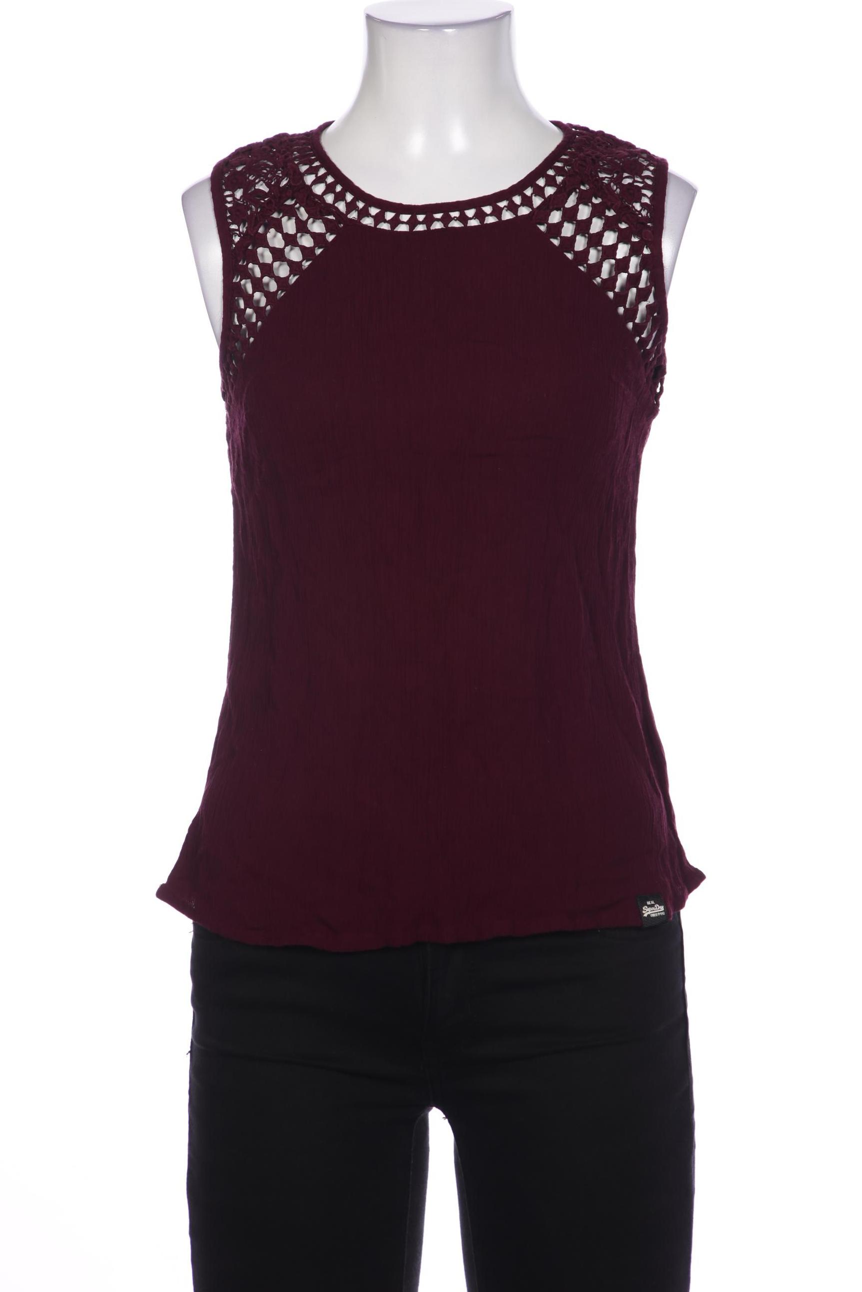 

Superdry Damen Top, bordeaux, Gr. 36