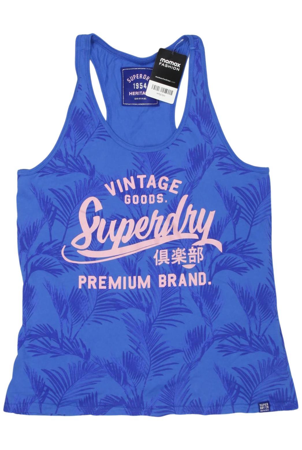 

Superdry Damen Top, blau, Gr. 38