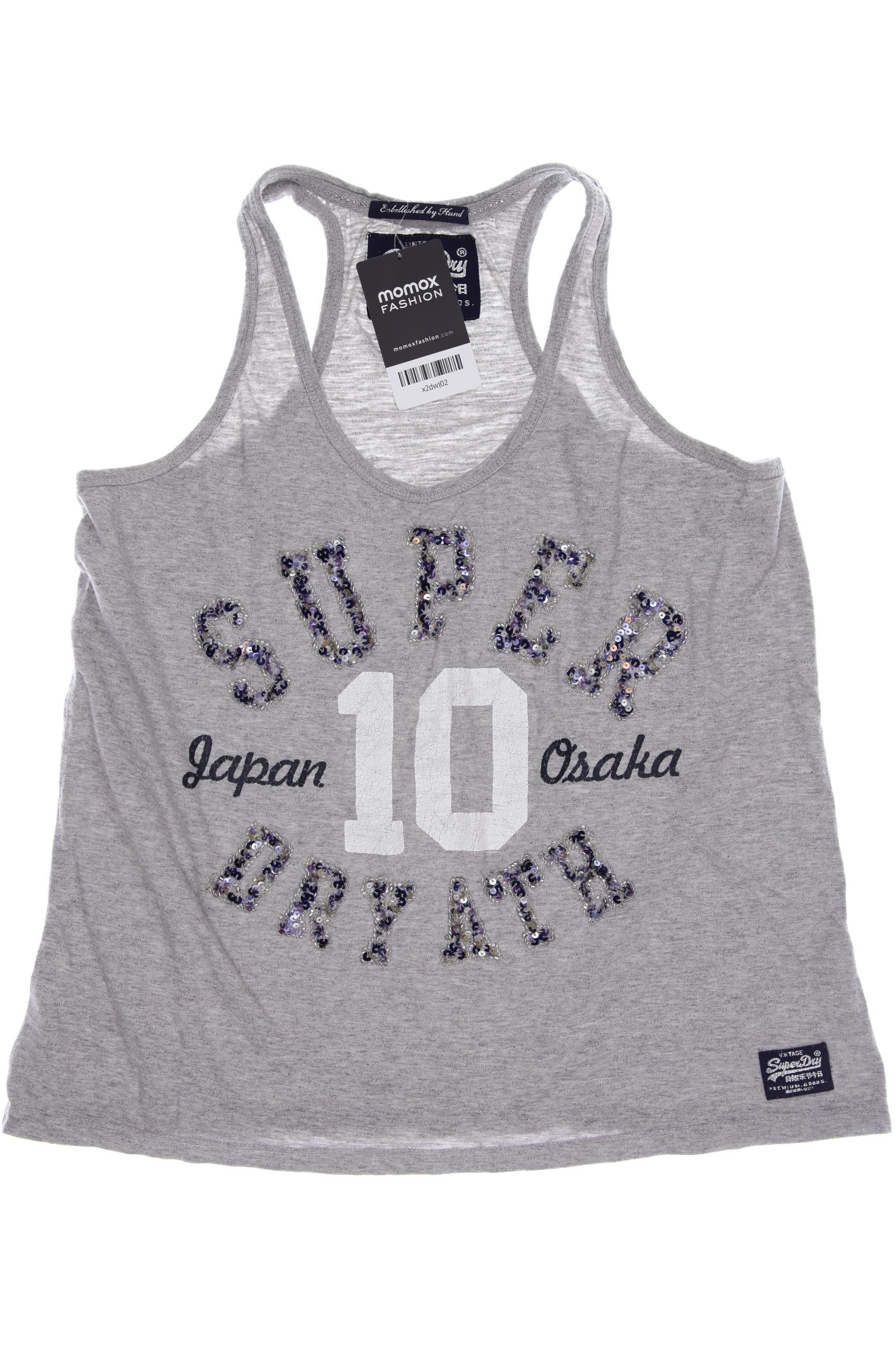 

Superdry Damen Top, grau, Gr. 34