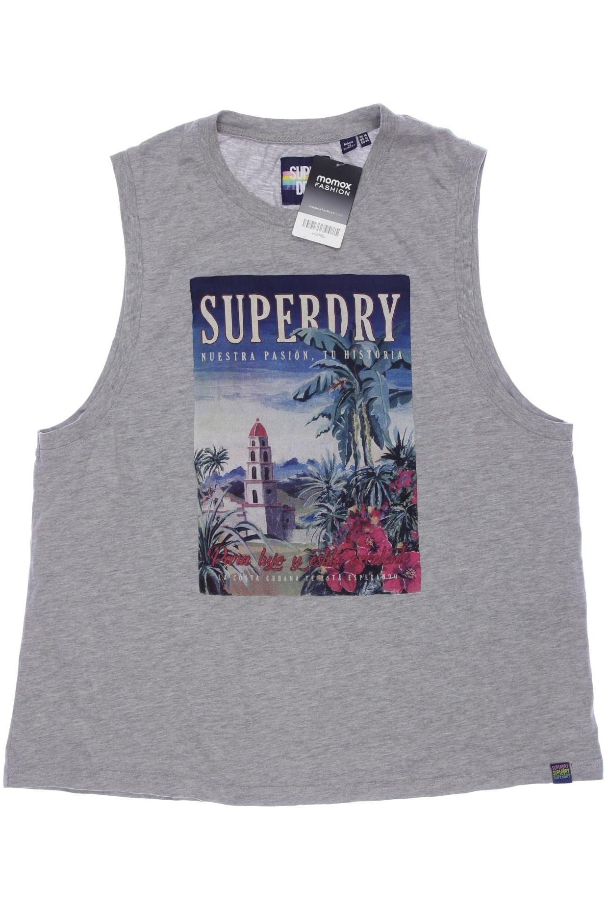 

Superdry Damen Top, grau, Gr. 44