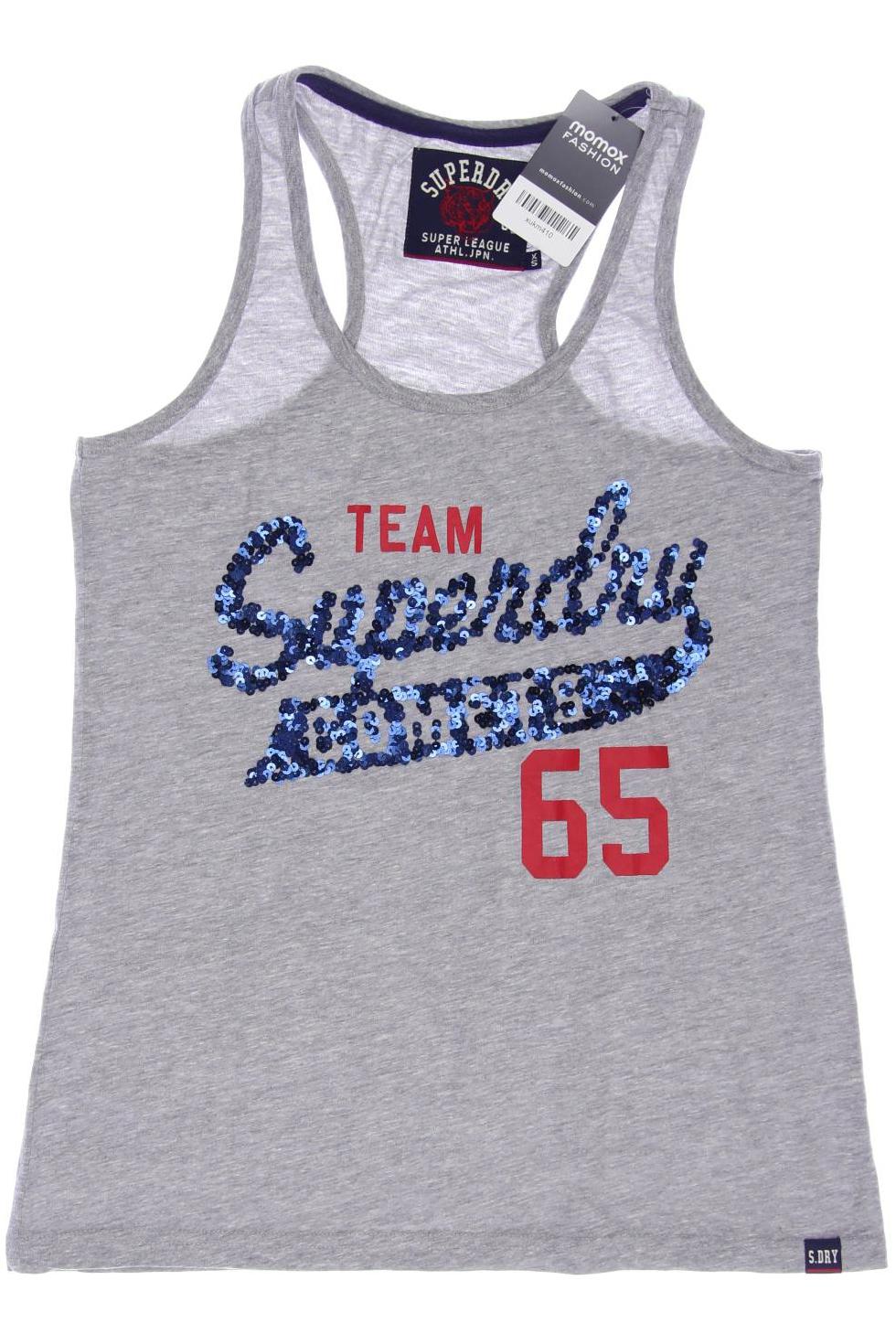 

Superdry Damen Top, grau, Gr. 34