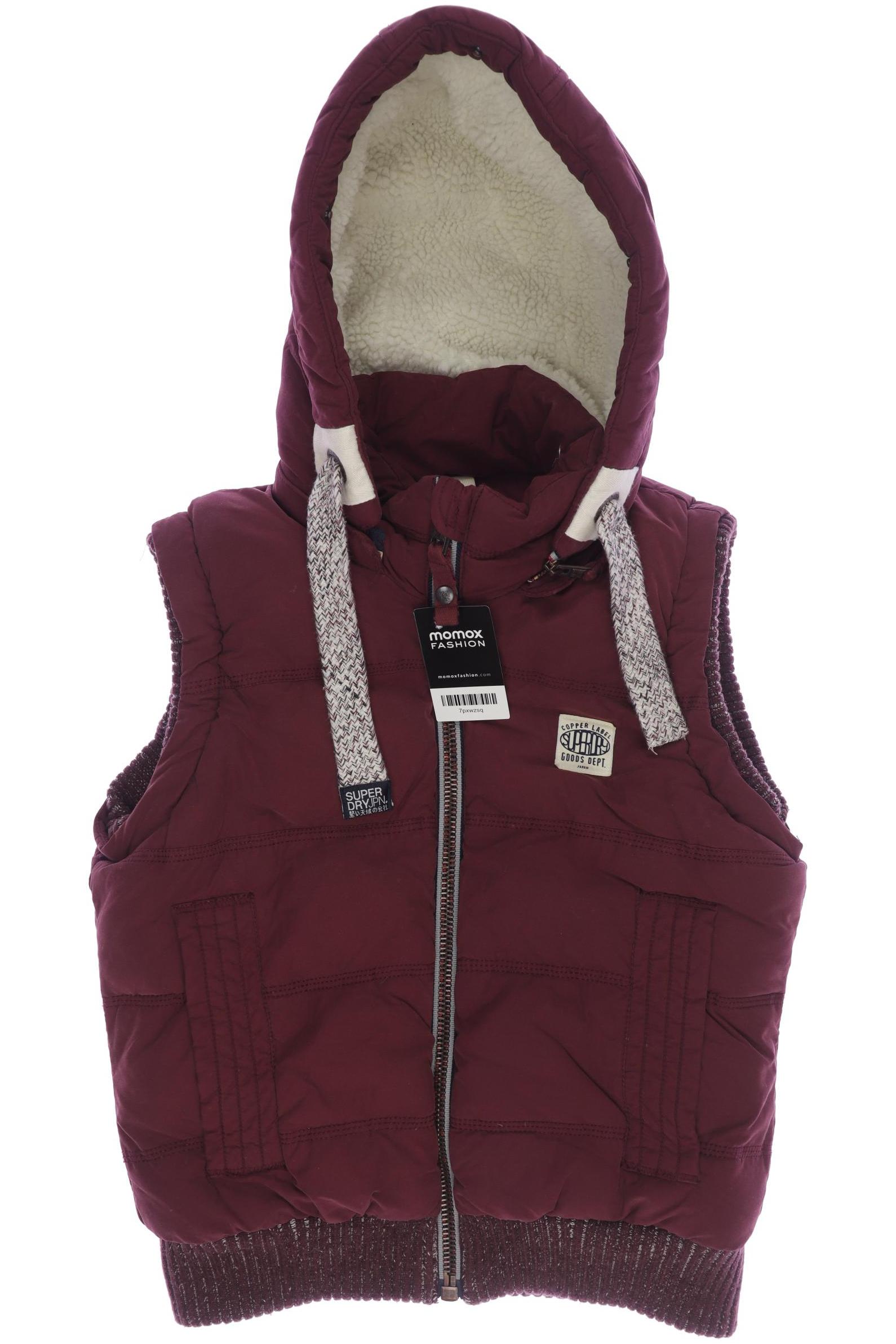 

Superdry Damen Weste, bordeaux, Gr. 36