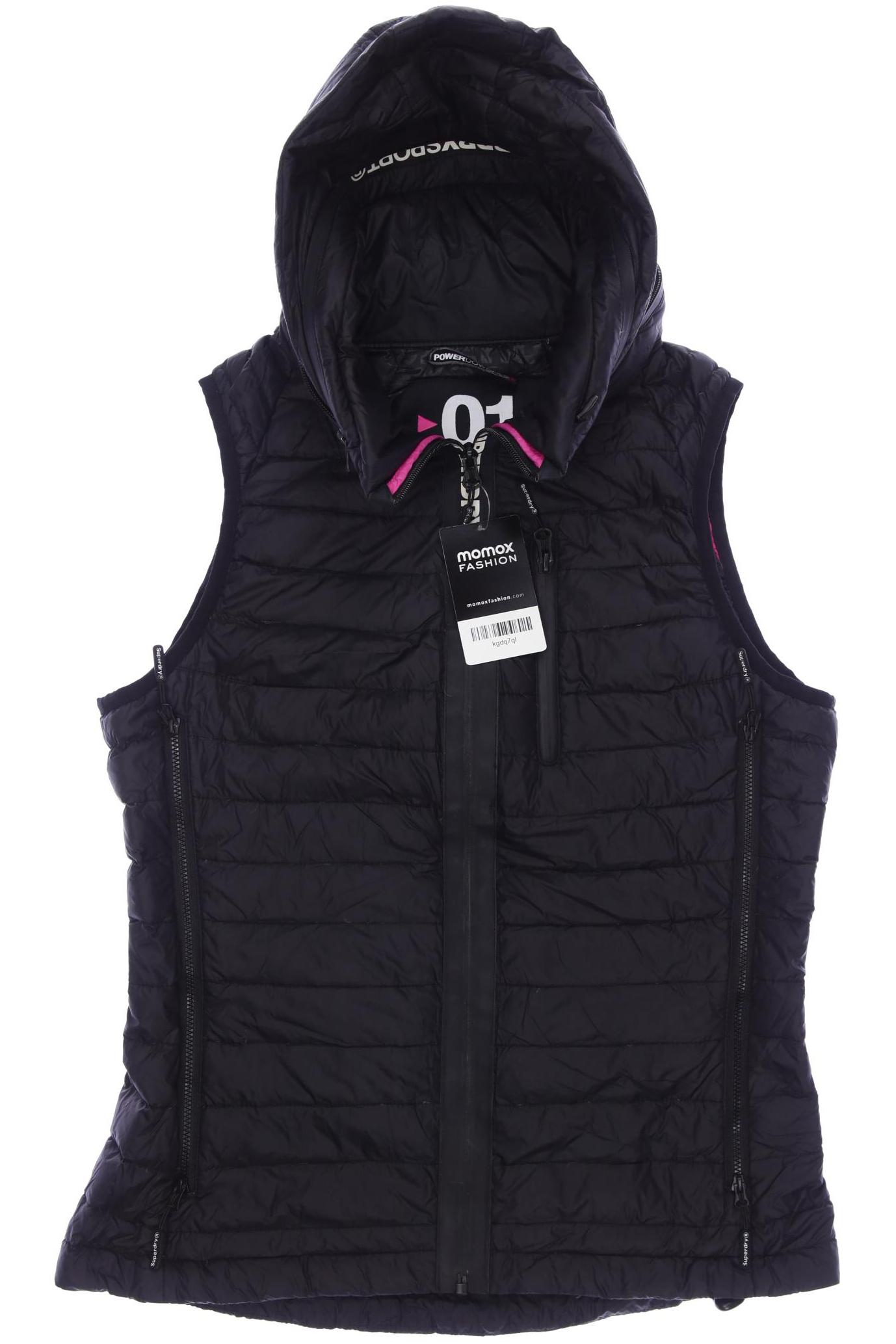 

Superdry Damen Weste, schwarz, Gr. 36