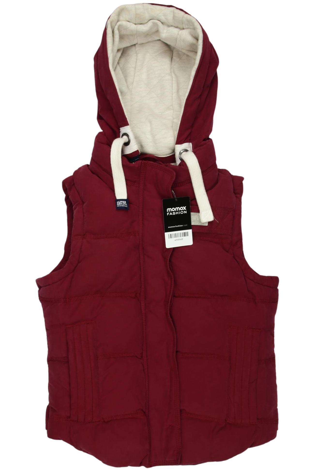 

Superdry Damen Weste, bordeaux, Gr. 34