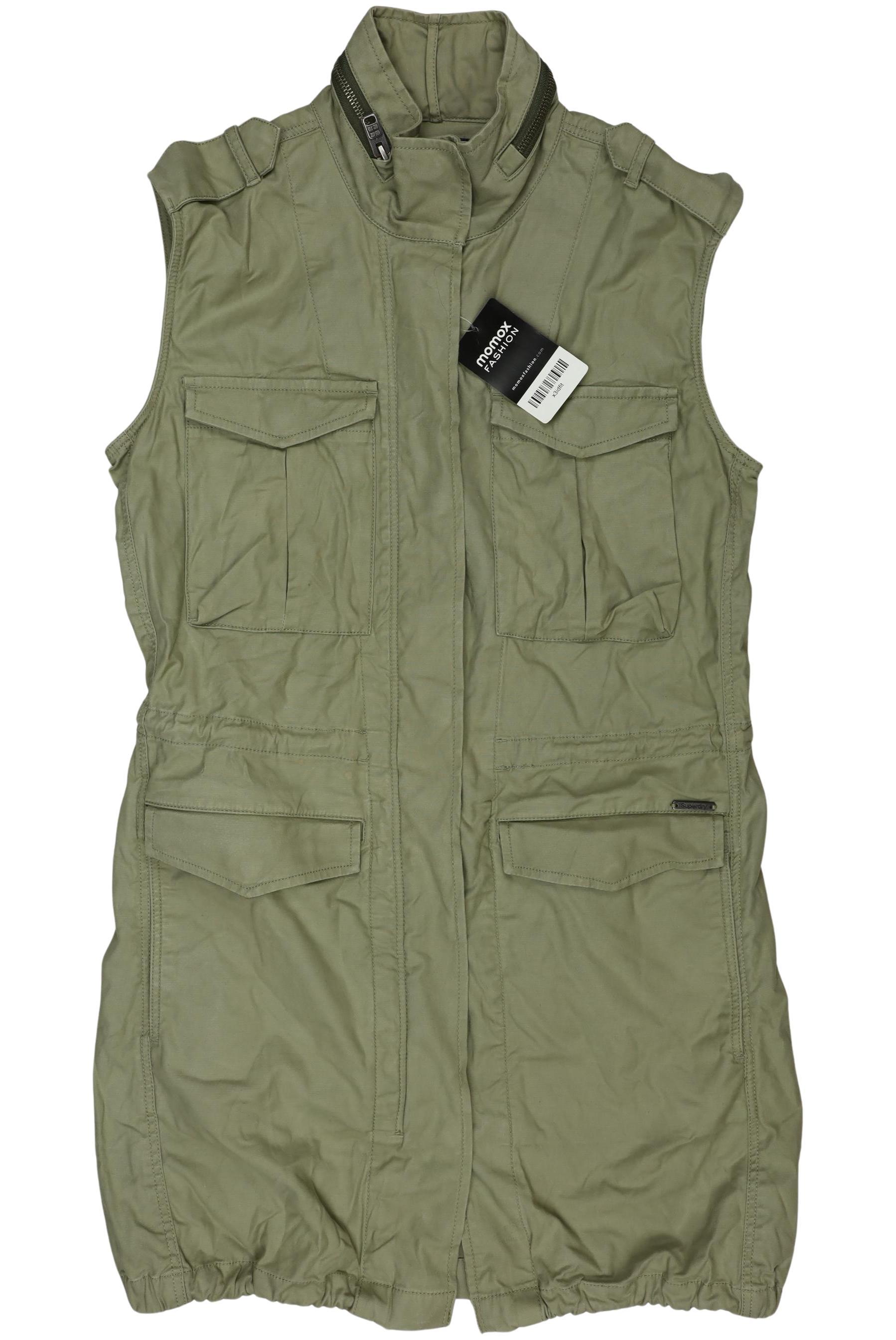 

Superdry Damen Weste, grün, Gr. 36