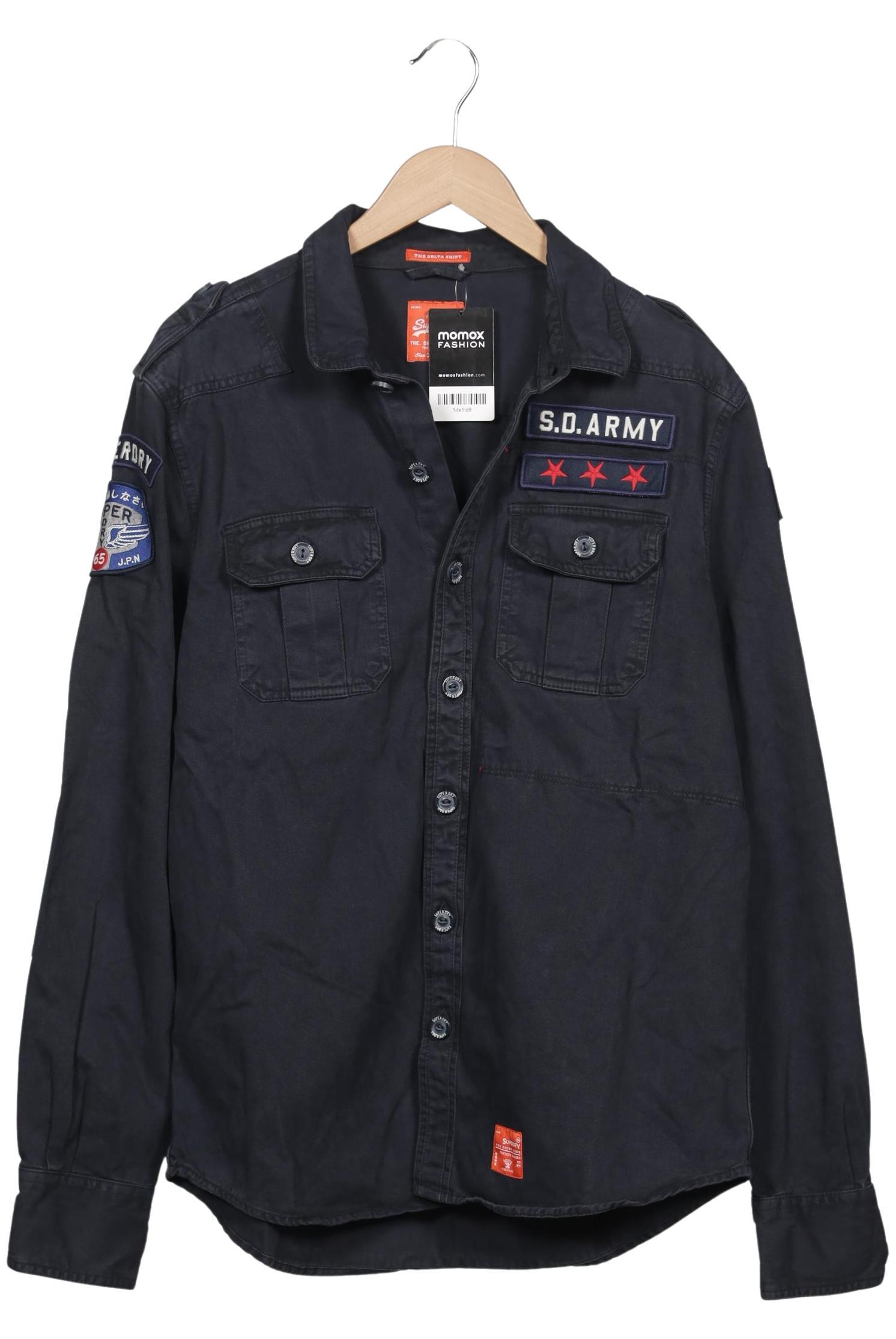 

Superdry Herren Hemd, marineblau, Gr. 56