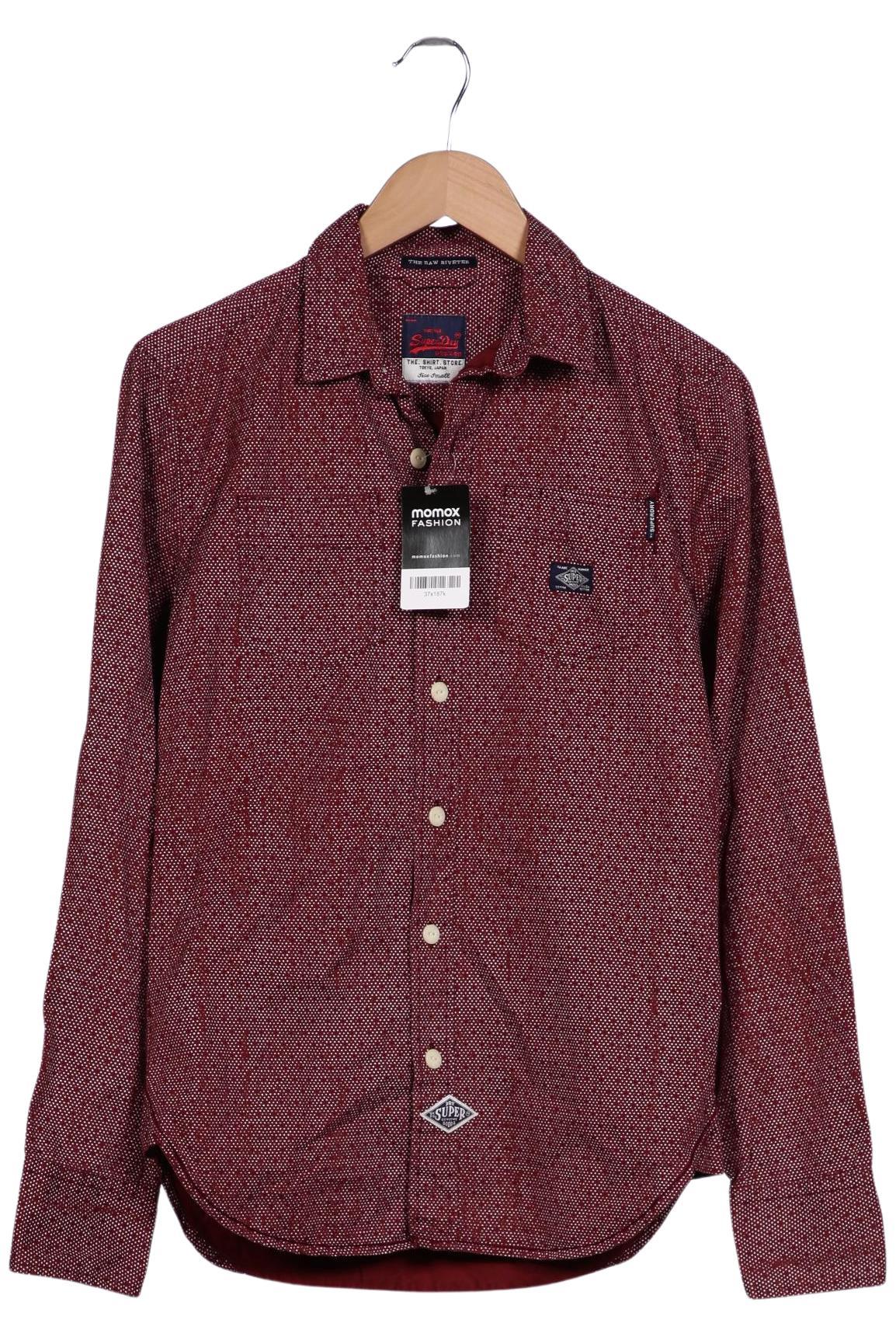 

Superdry Herren Hemd, bordeaux, Gr. 46