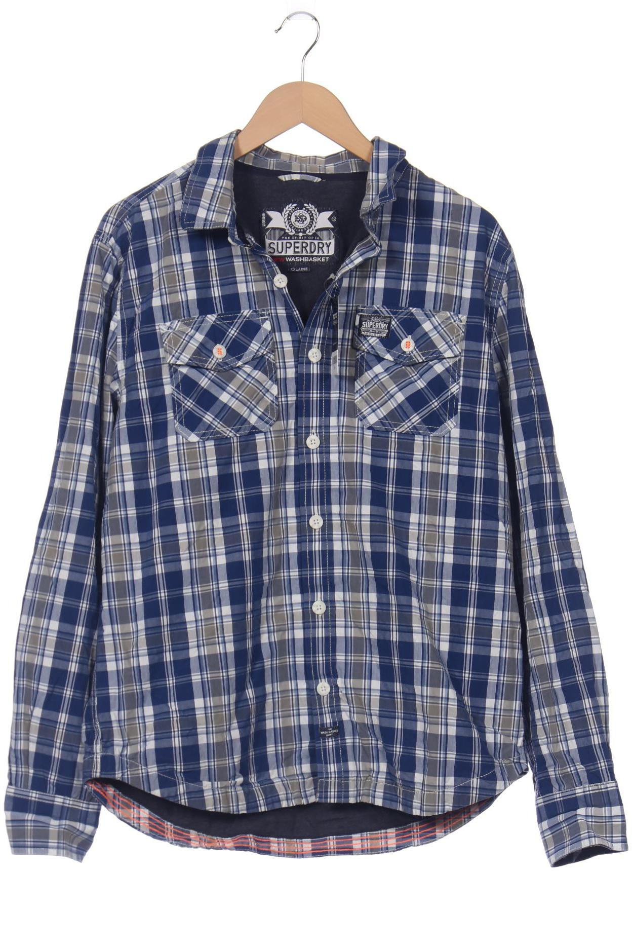 

Superdry Herren Hemd, blau