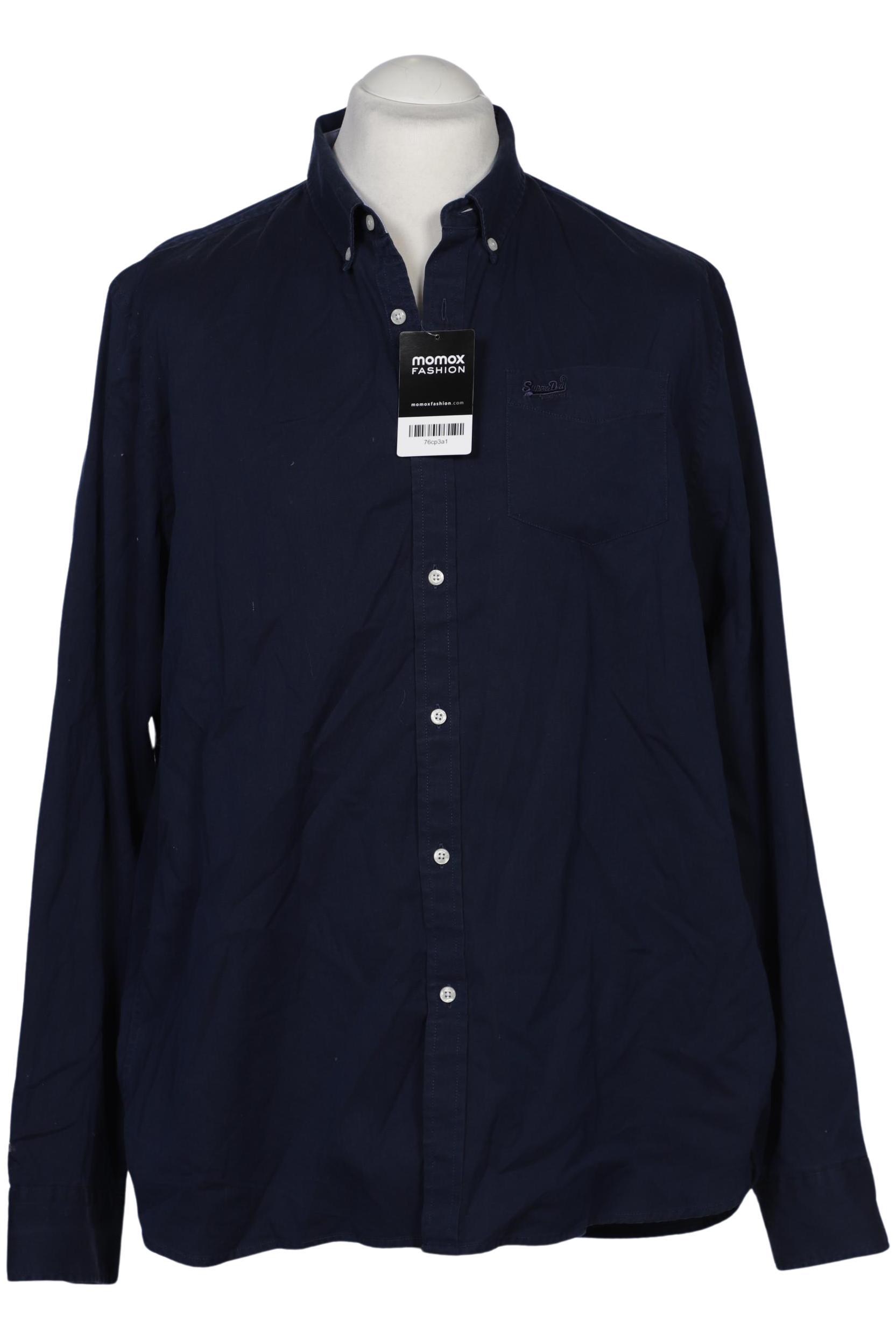 Thumbnail - Superdry Herren Hemd, marineblau, Gr. 58