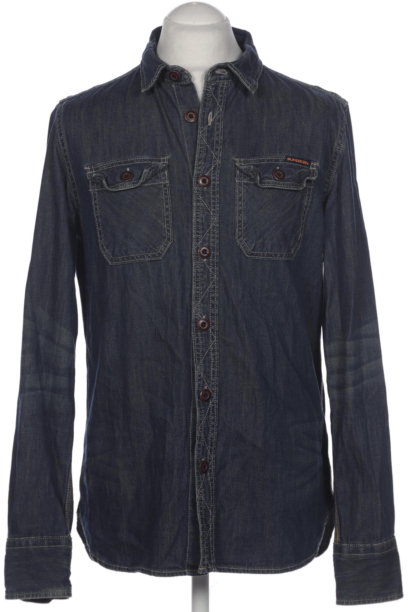 

Superdry Herren Hemd, marineblau, Gr. 52